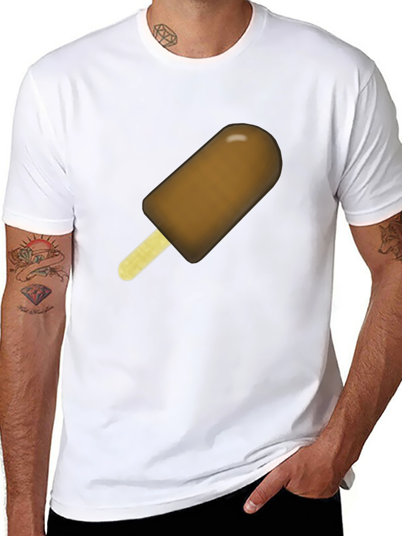 Chocolate Ice Cream Bar Graphic Tee
