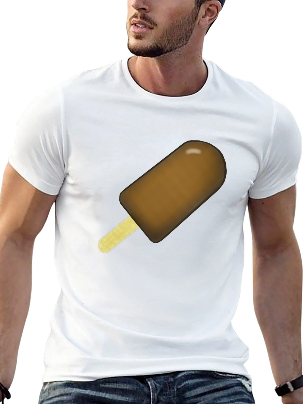 Chocolate Ice Cream Bar Graphic Tee