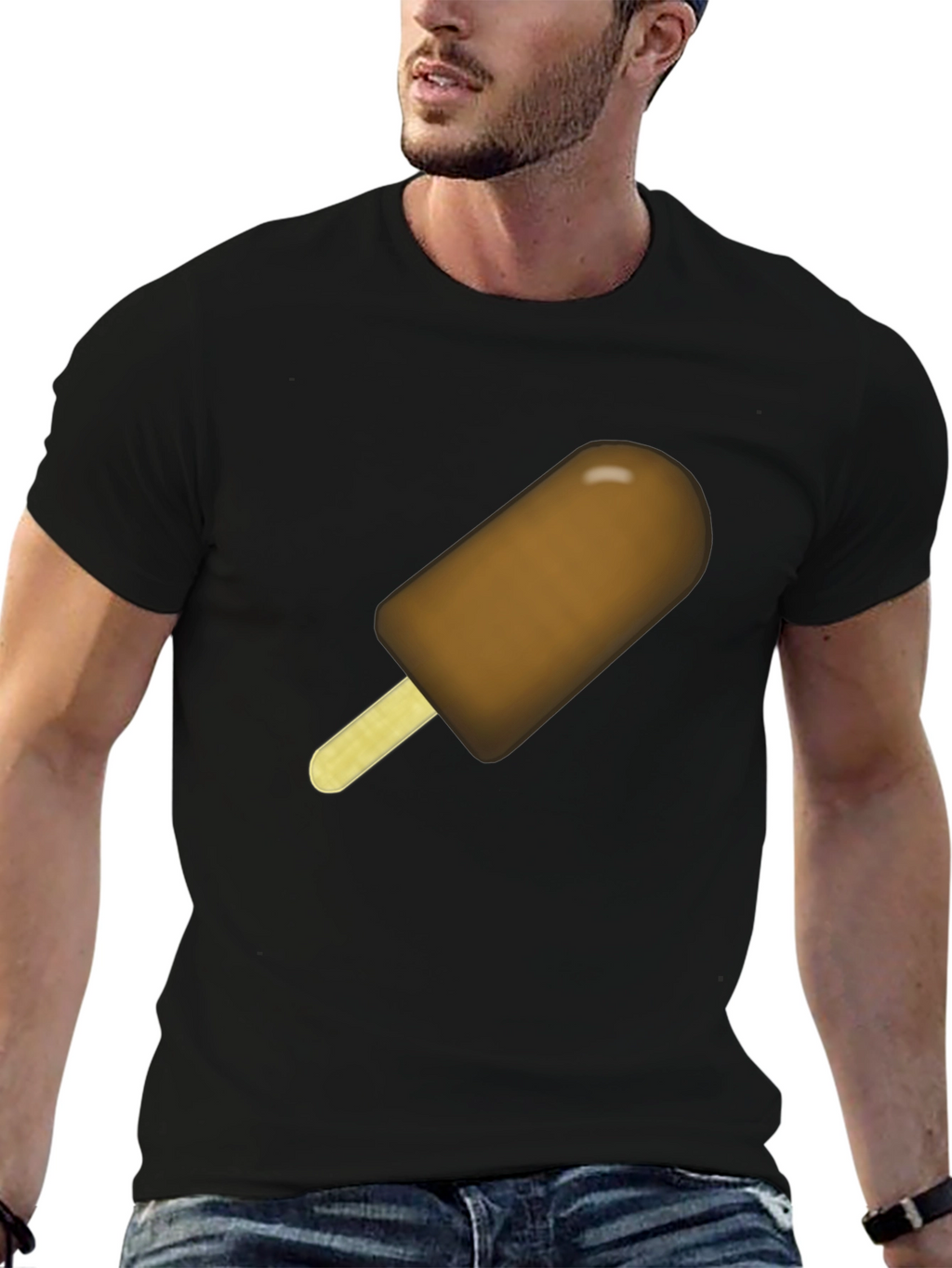 Chocolate Ice Cream Bar Graphic Tee