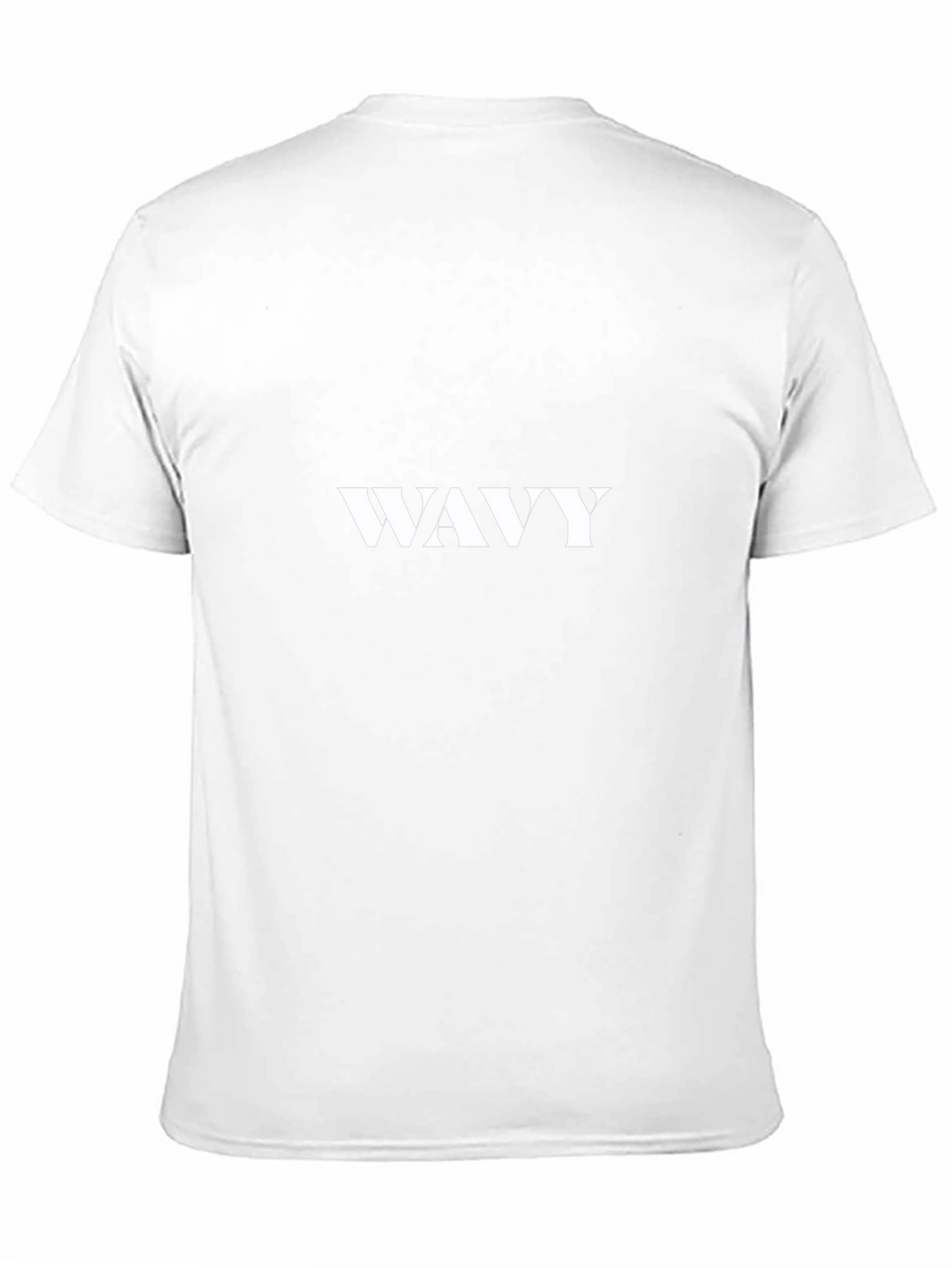 WAVY Graphic Print Black T-Shirt