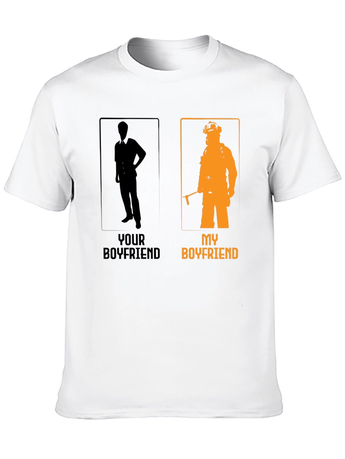 My Boyfriend Firefighter Graphic T-Shirt