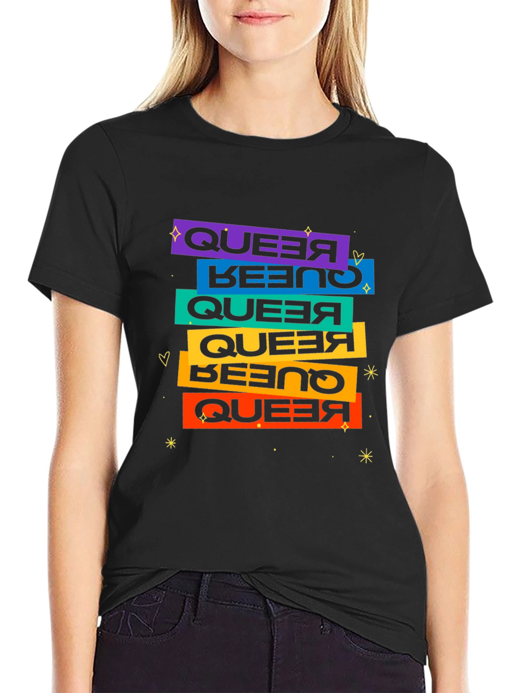 Queer Pride Retro T-Shirt