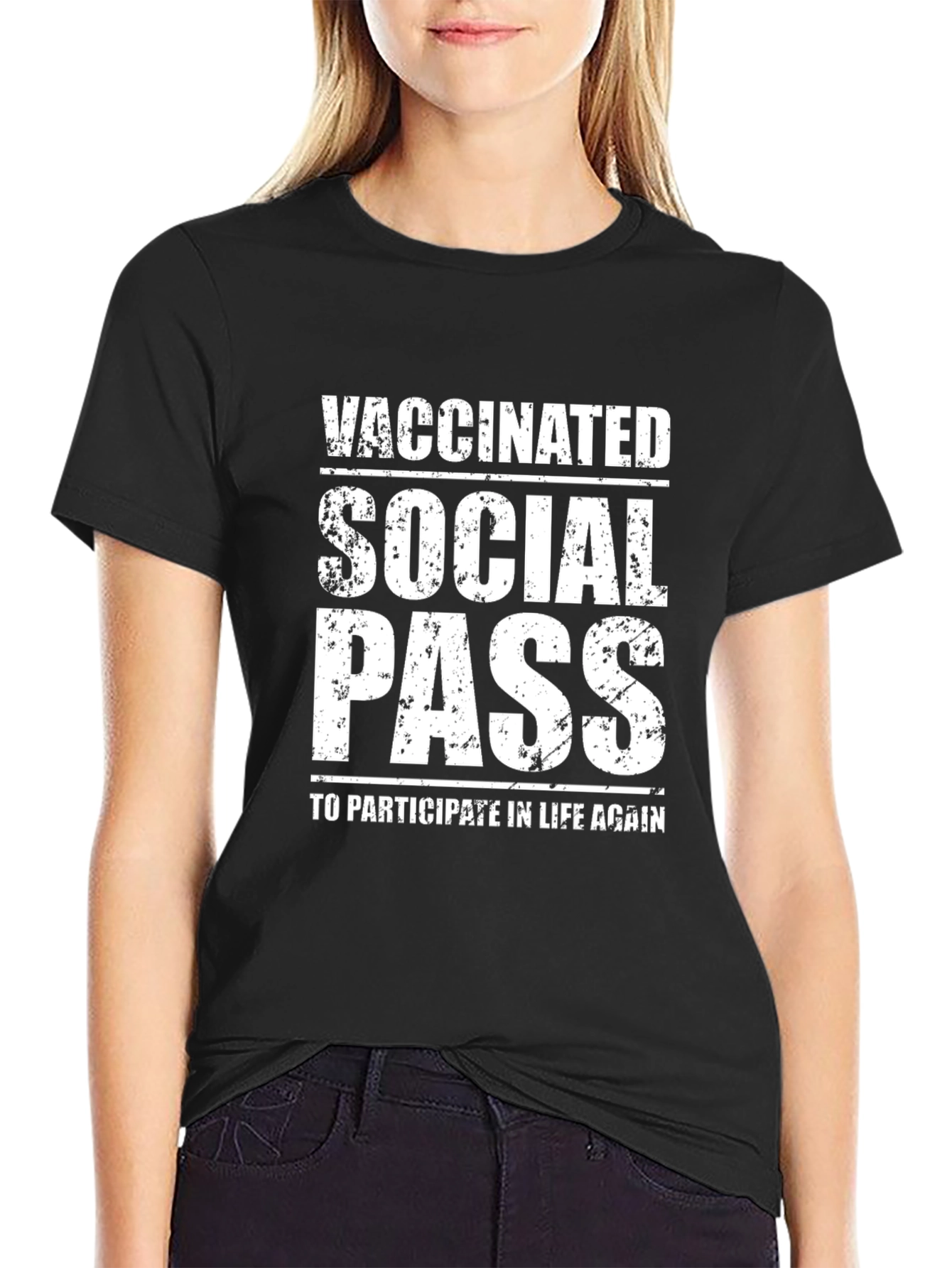 Vaccinated Social Pass T-Shirt