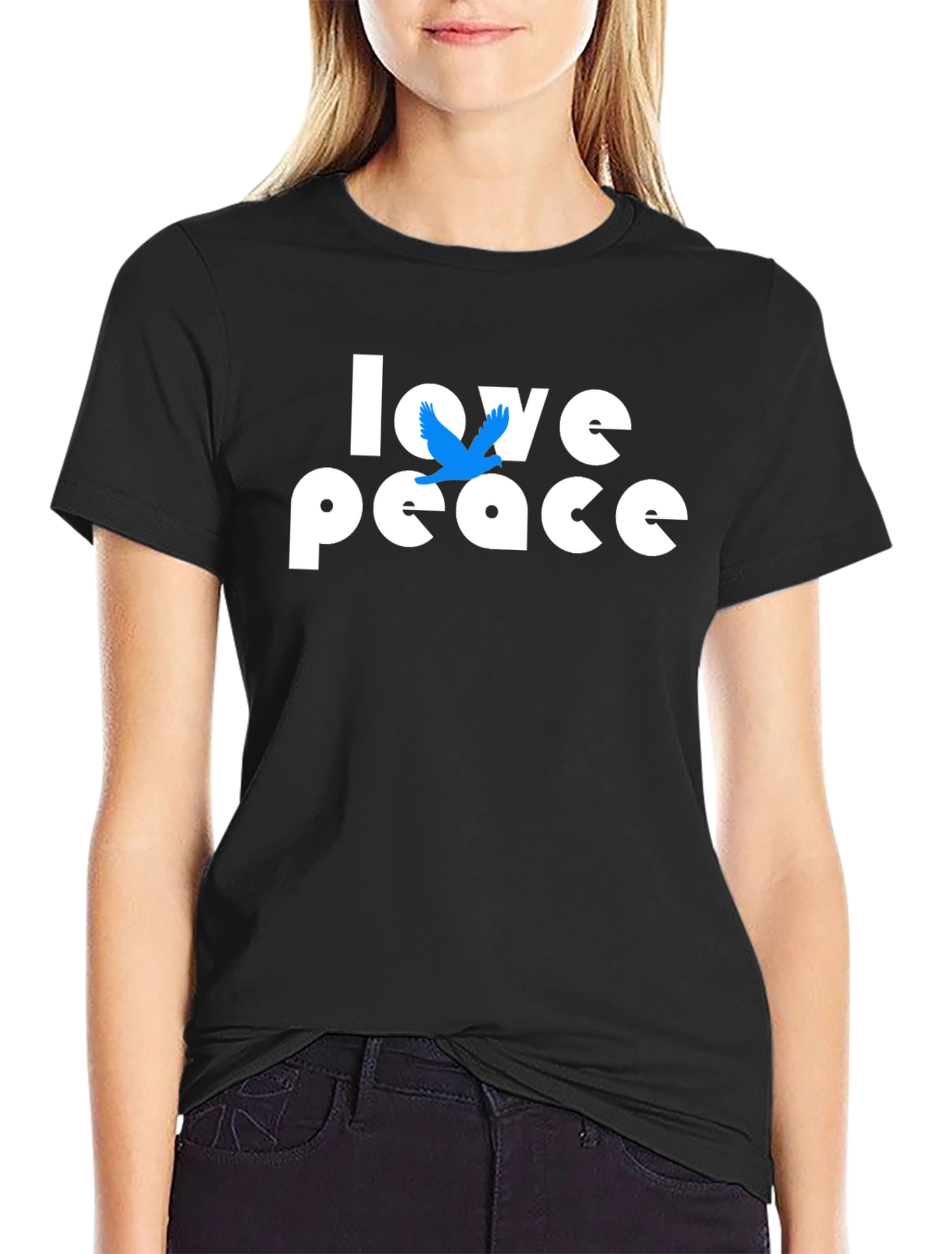 Love Peace Dove Graphic T-Shirt - Unisex