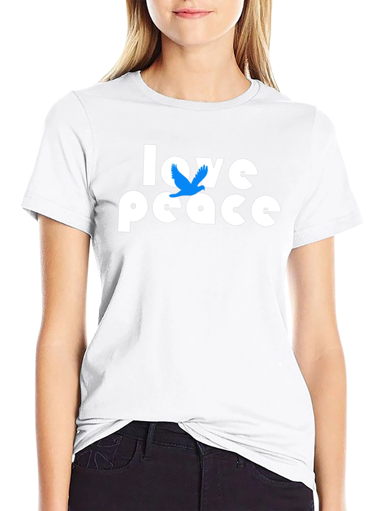 Love Peace Dove Graphic T-Shirt - Unisex