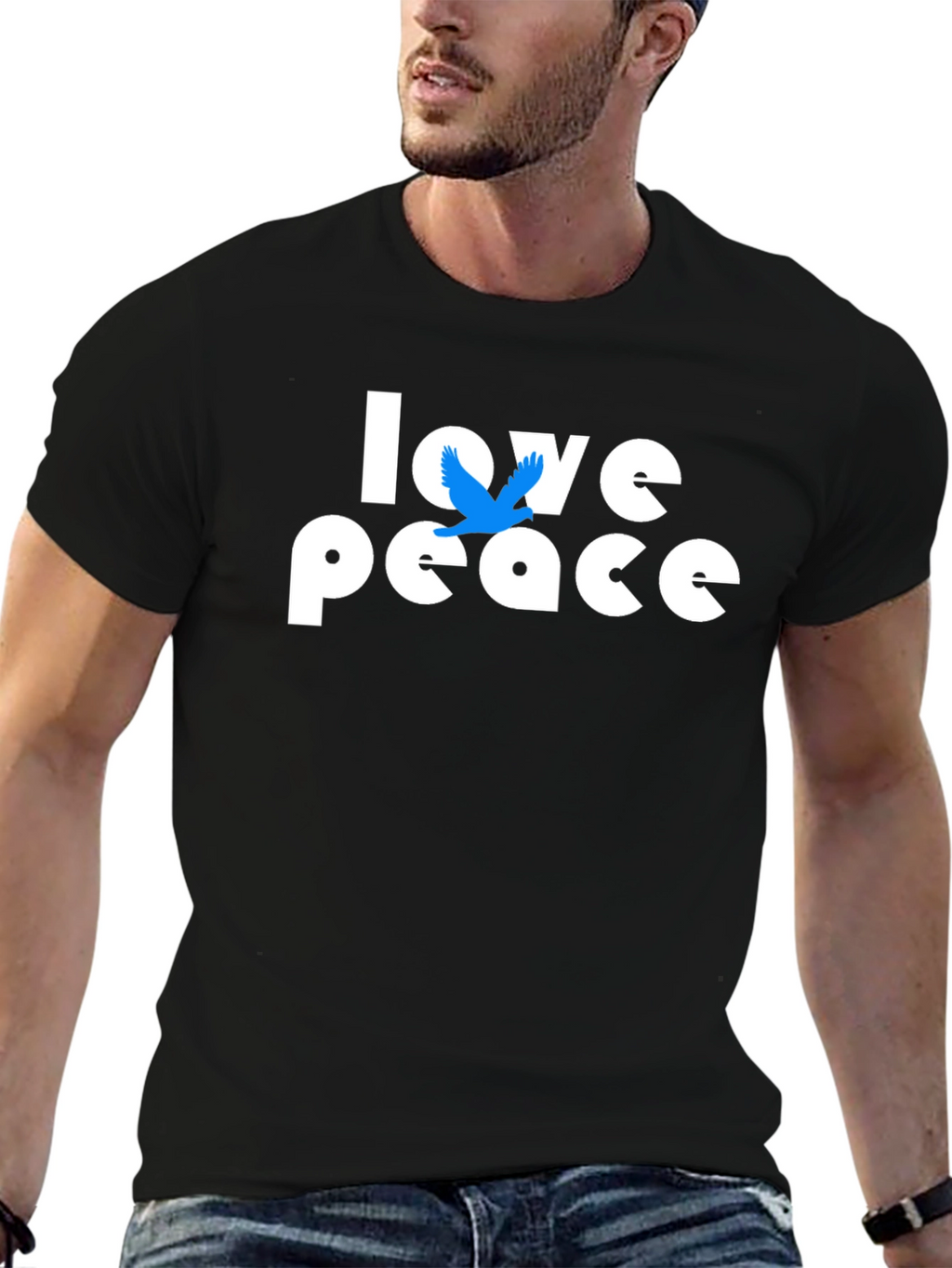 Love Peace Dove Graphic T-Shirt - Unisex