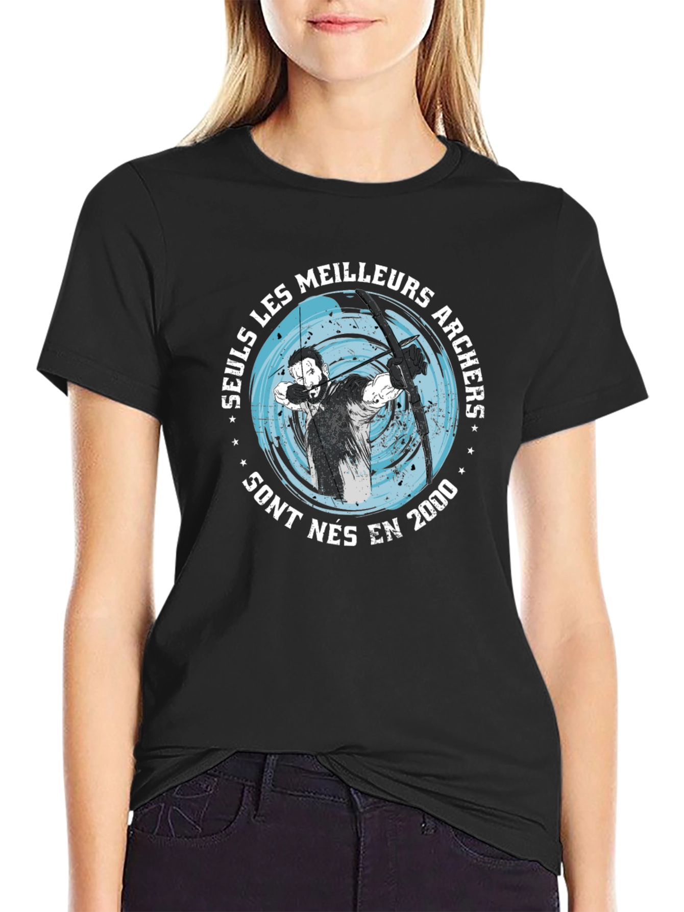 Archers Born in 2000 Black T-Shirt