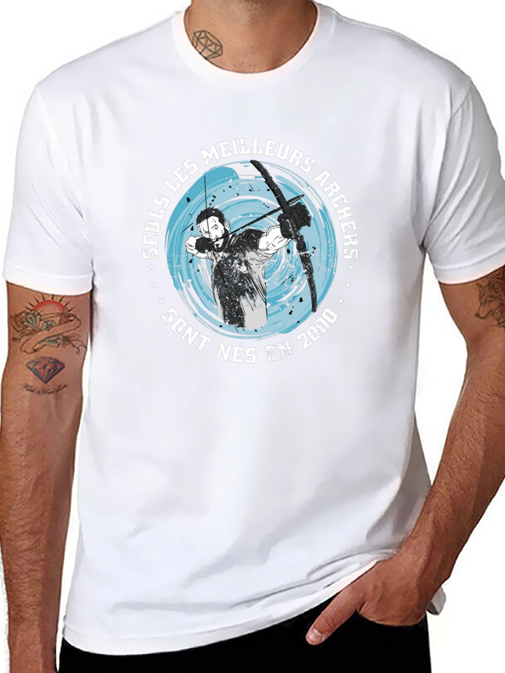 Archers Born in 2000 Black T-Shirt