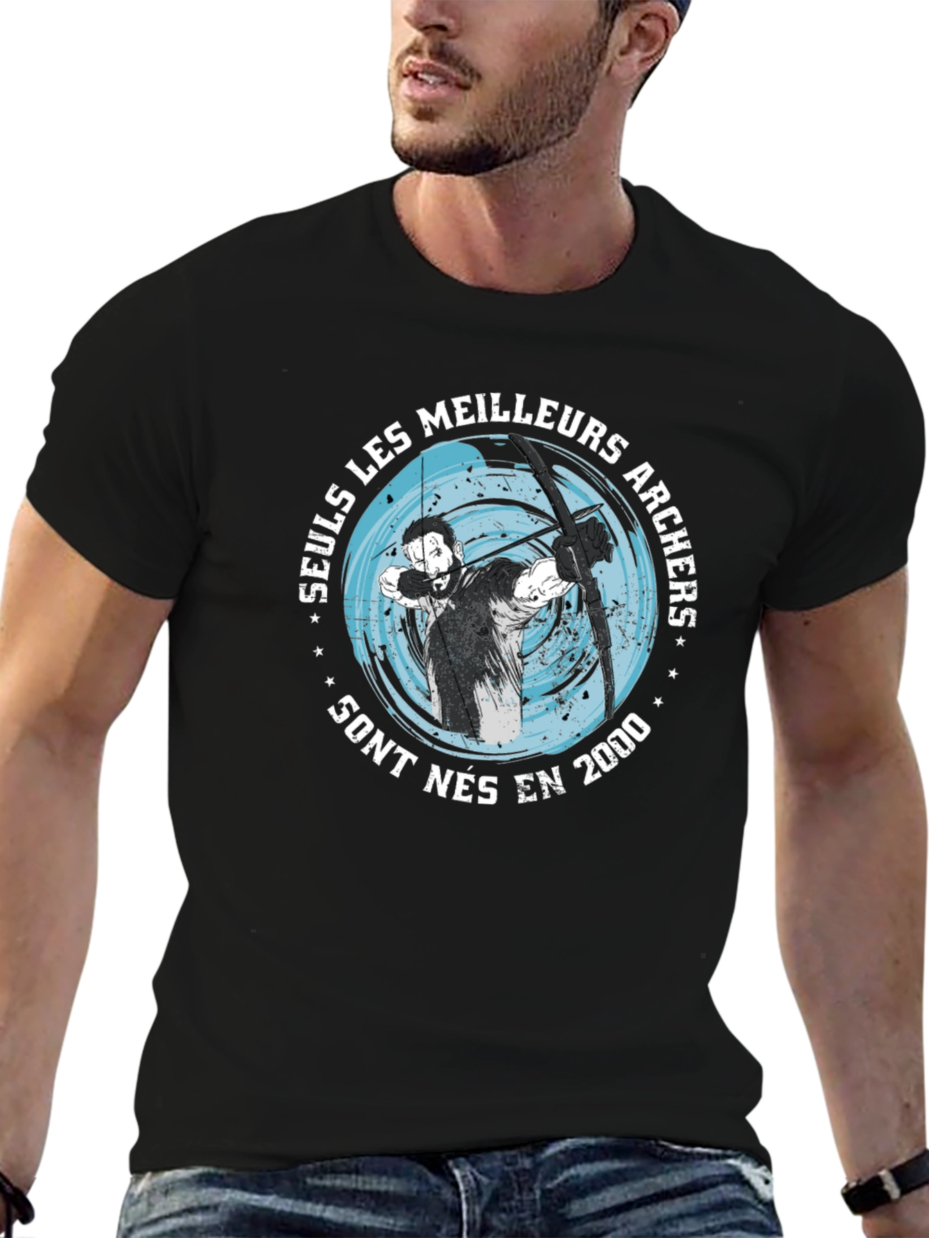 Archers Born in 2000 Black T-Shirt