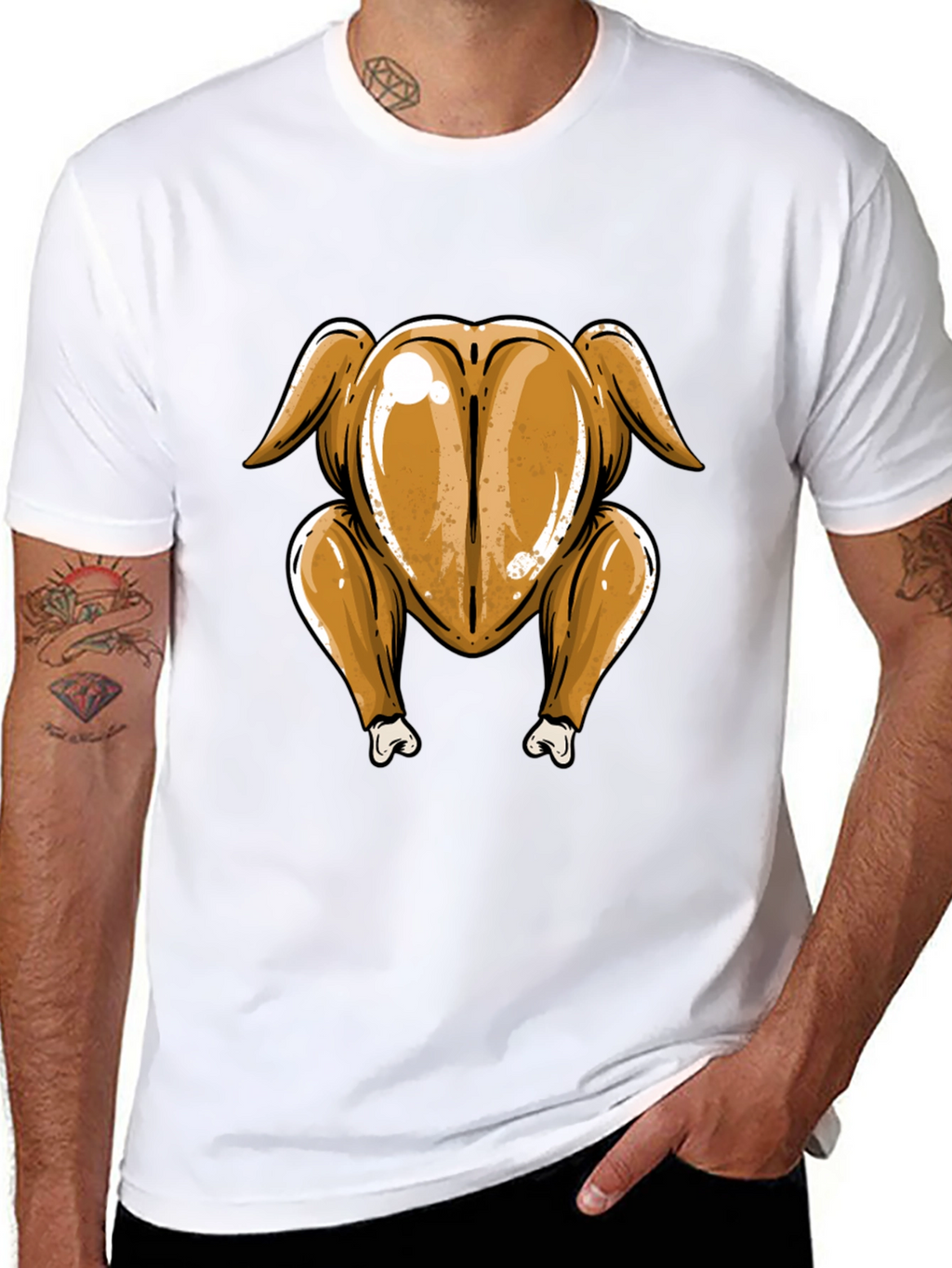 Roasted Turkey Butt T-Shirt - Thanksgiving Humor