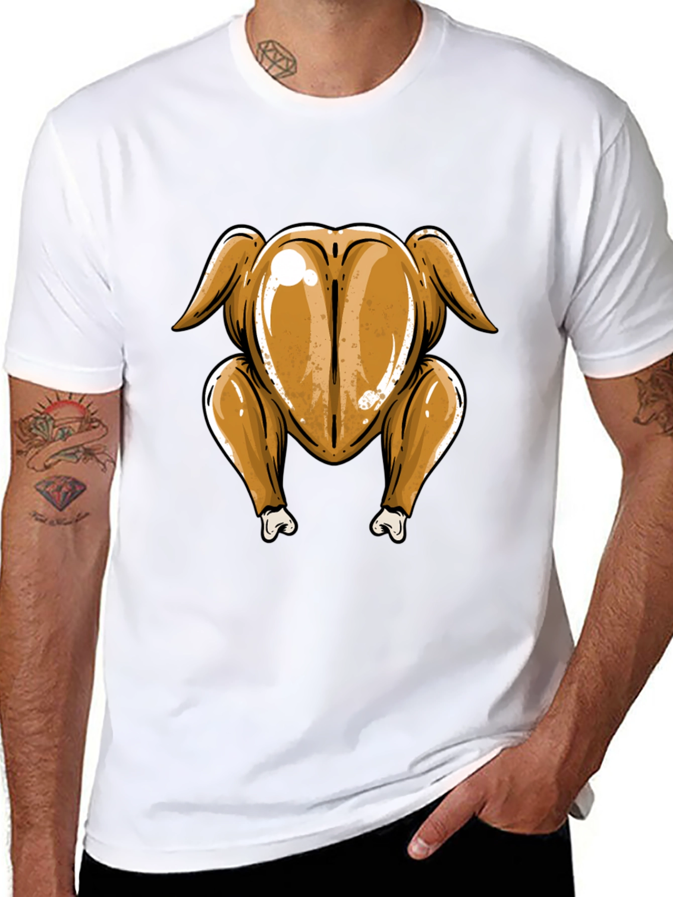 Roasted Turkey Butt T-Shirt - Thanksgiving Humor