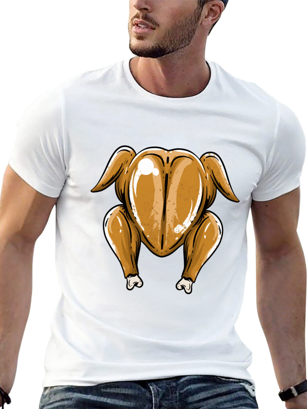 Roasted Turkey Butt T-Shirt - Thanksgiving Humor