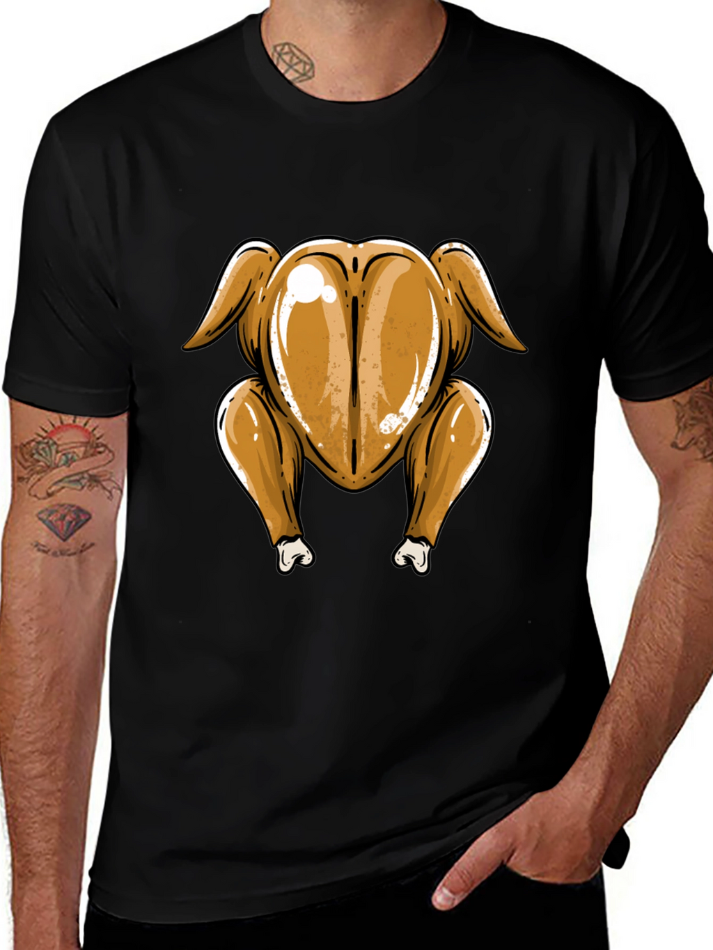 Roasted Turkey Butt T-Shirt - Thanksgiving Humor