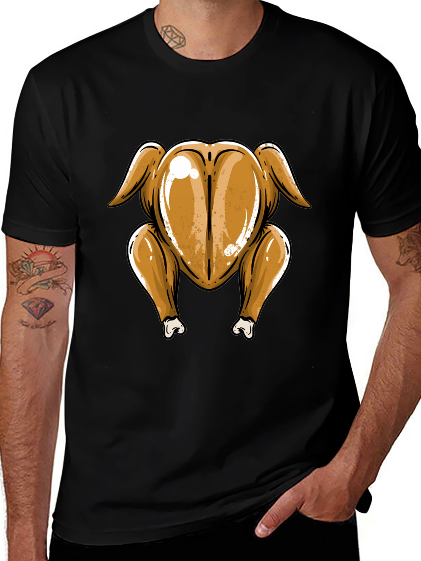 Roasted Turkey Butt T-Shirt - Thanksgiving Humor