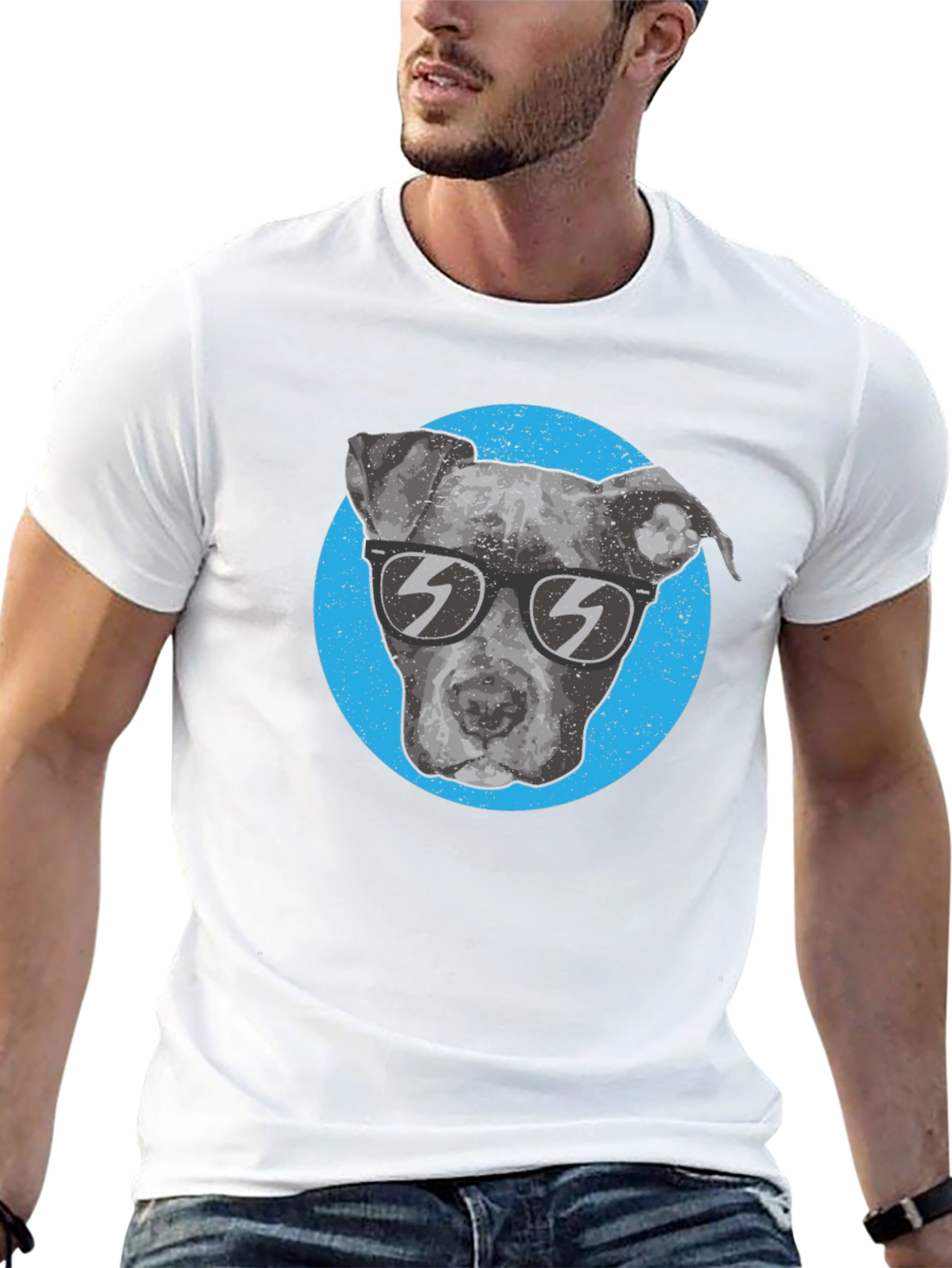 Cool Dog Graphic T-Shirt - Stylish & Unique Design