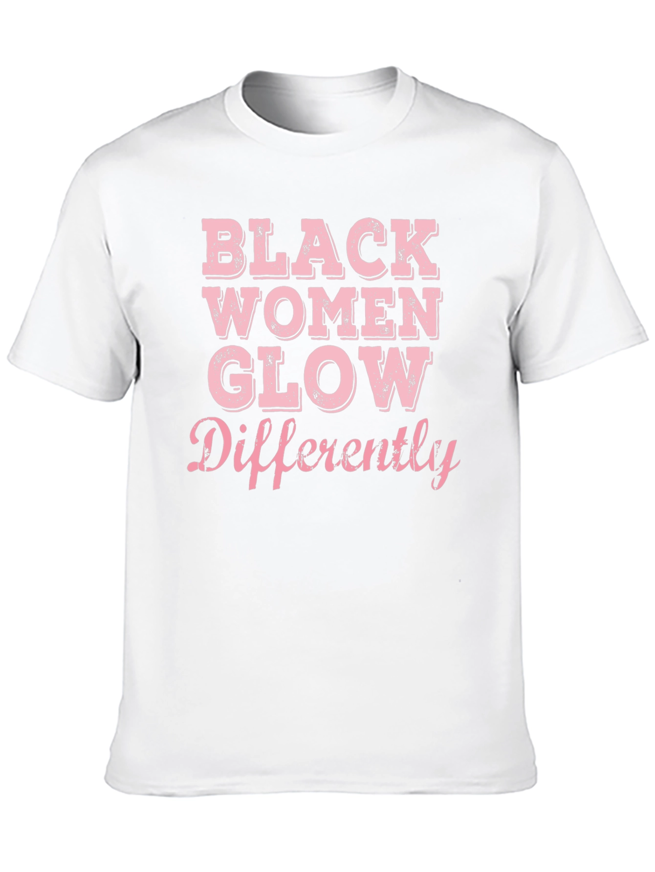 Black Women Glow Differently Graphic Tee