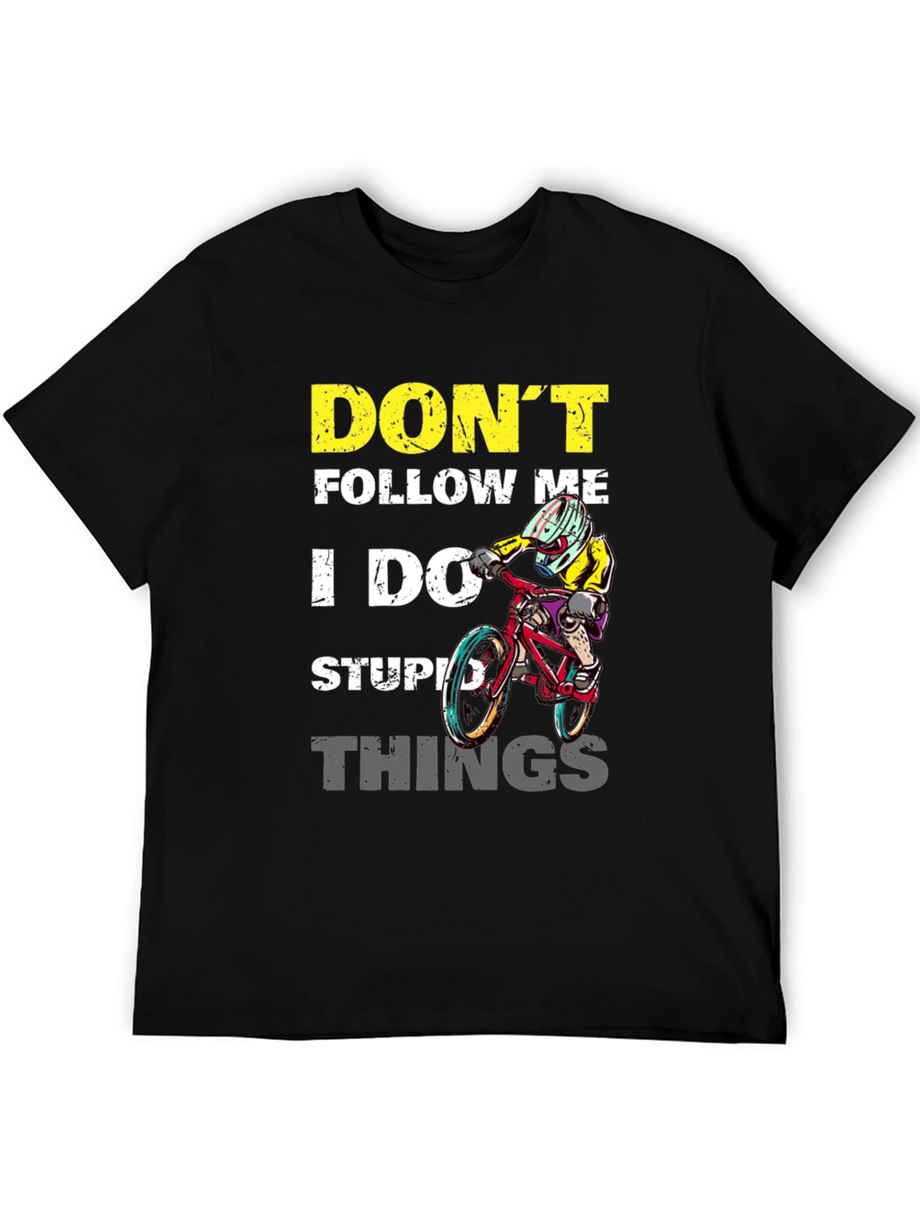 Dont Follow Me Biker Graphic Tee