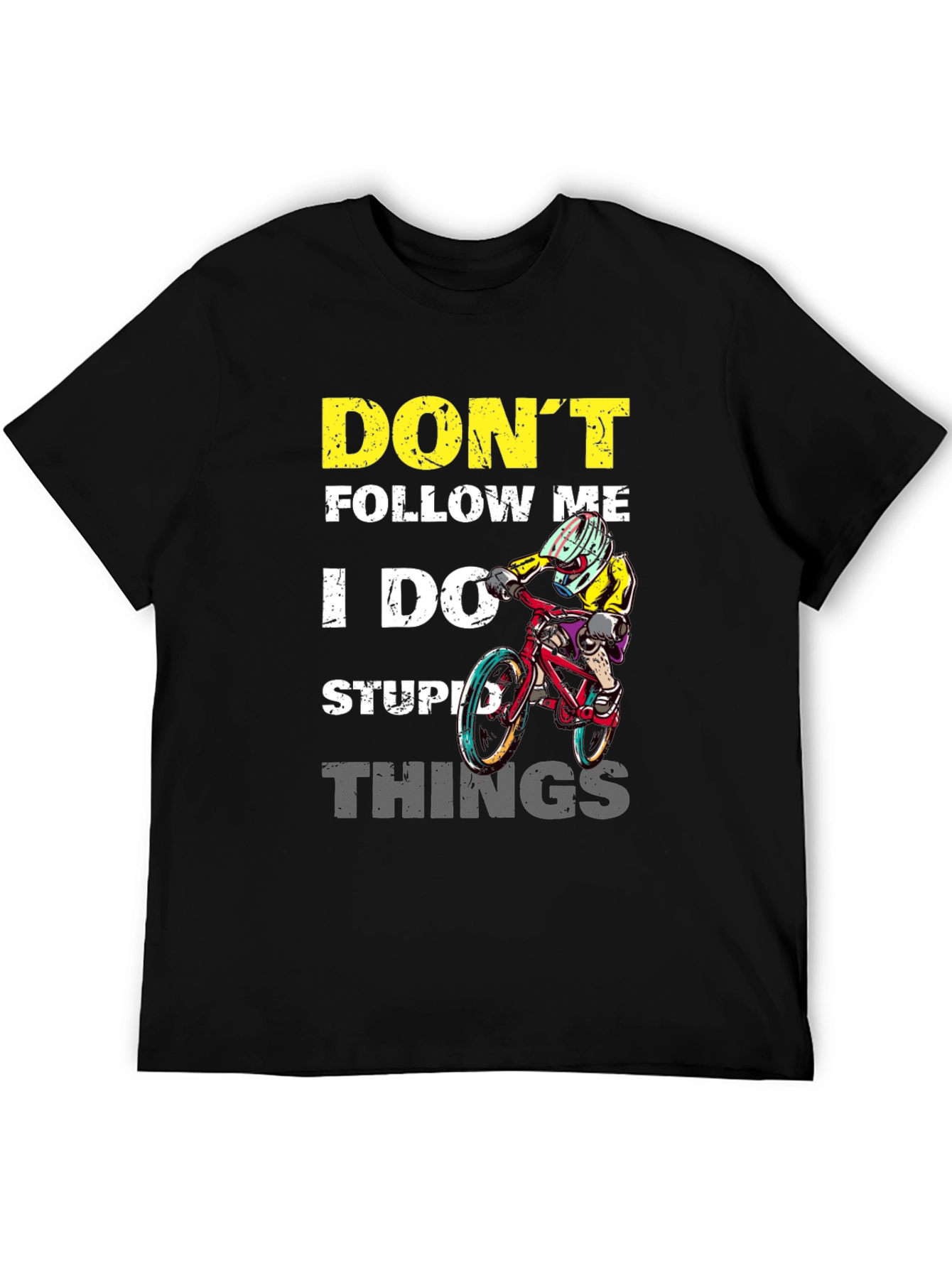 Dont Follow Me Biker Graphic Tee