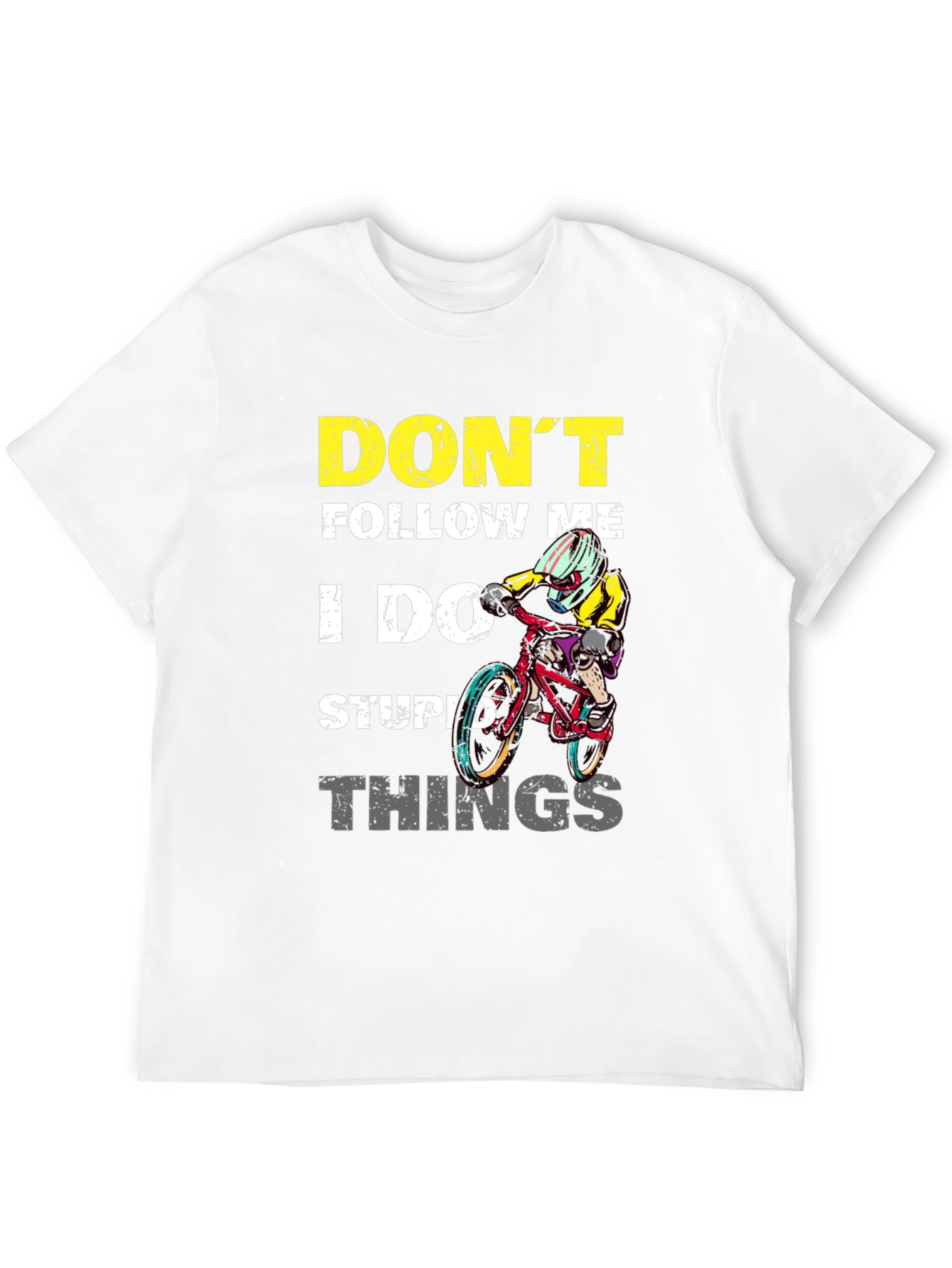 Dont Follow Me Biker Graphic Tee