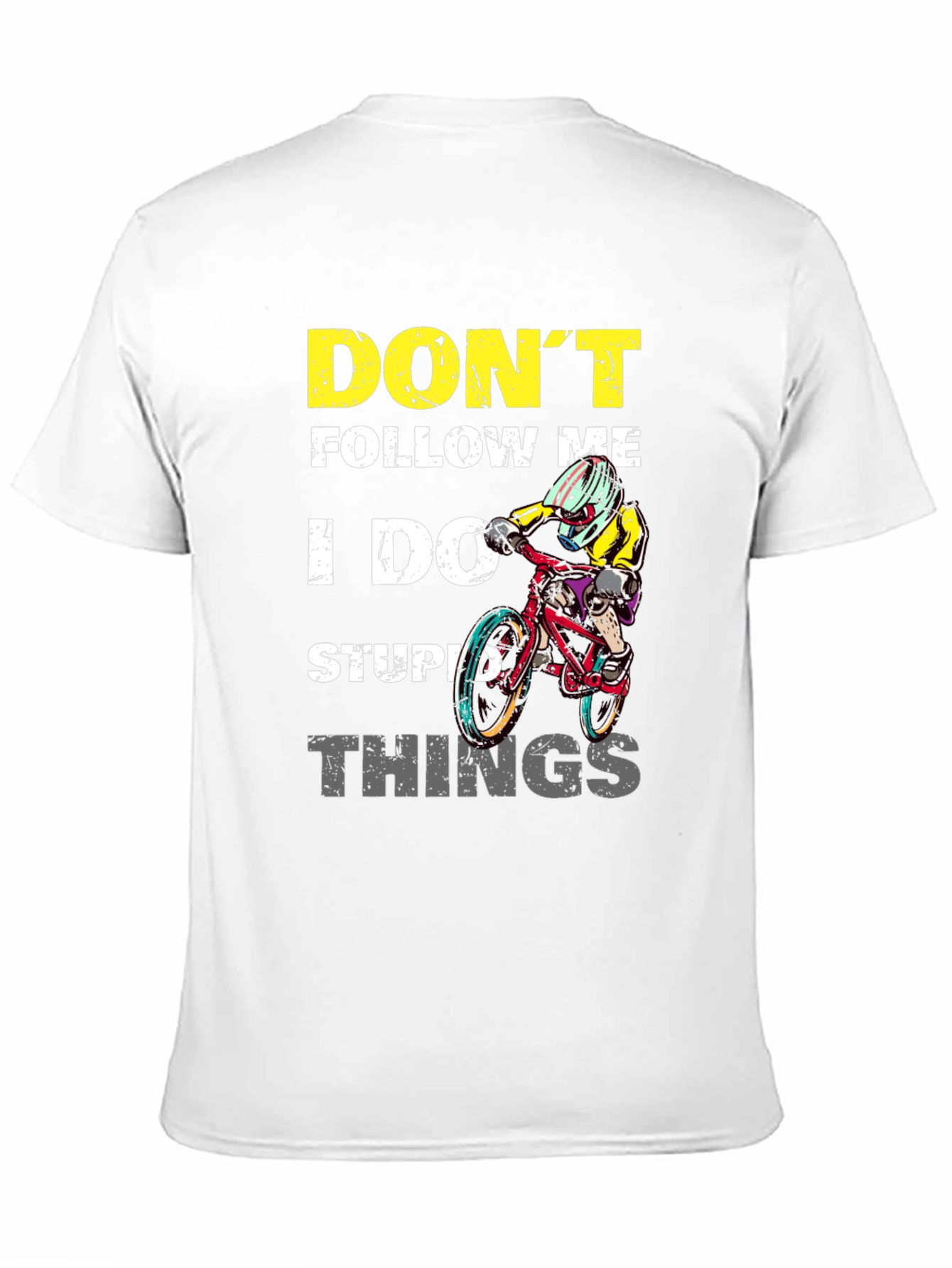 Dont Follow Me Biker Graphic Tee