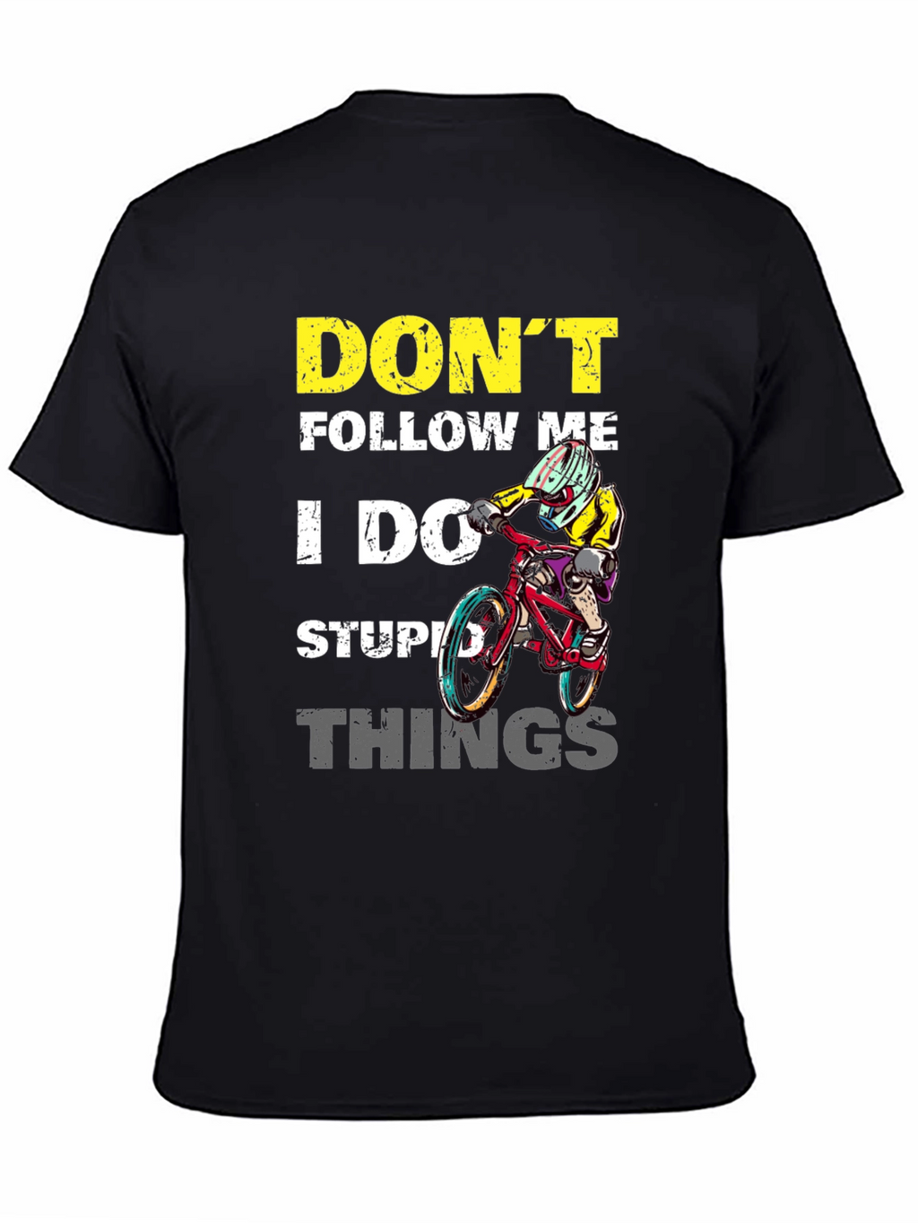 Dont Follow Me Biker Graphic Tee