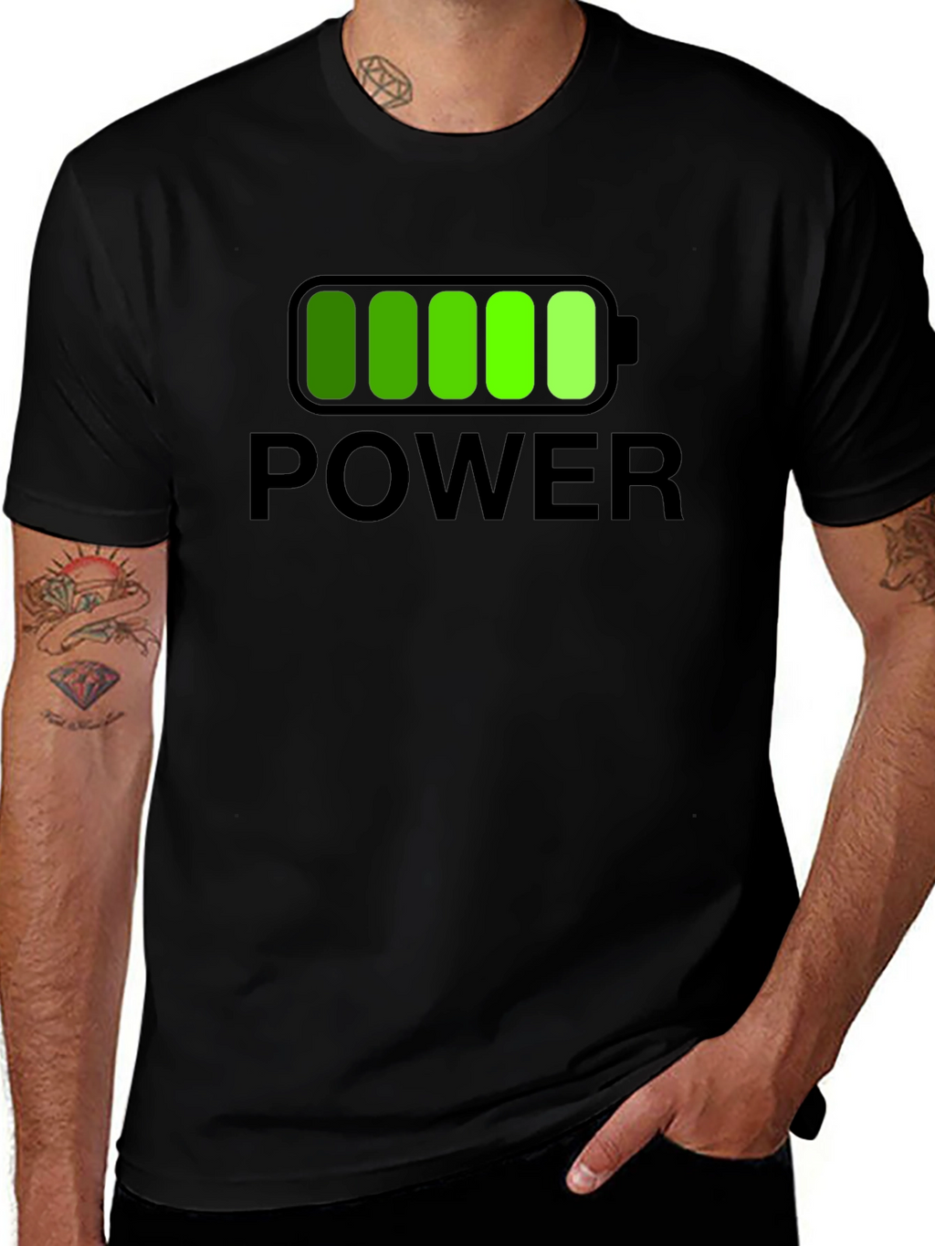 Power Level T-Shirt - Energy Indicator Graphic Tee
