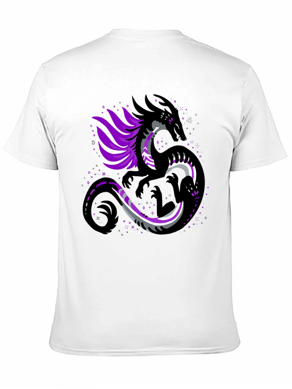 Asexual Pride Dragon Graphic Tee