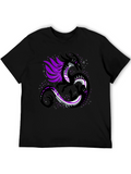 Asexual Pride Dragon Graphic Tee