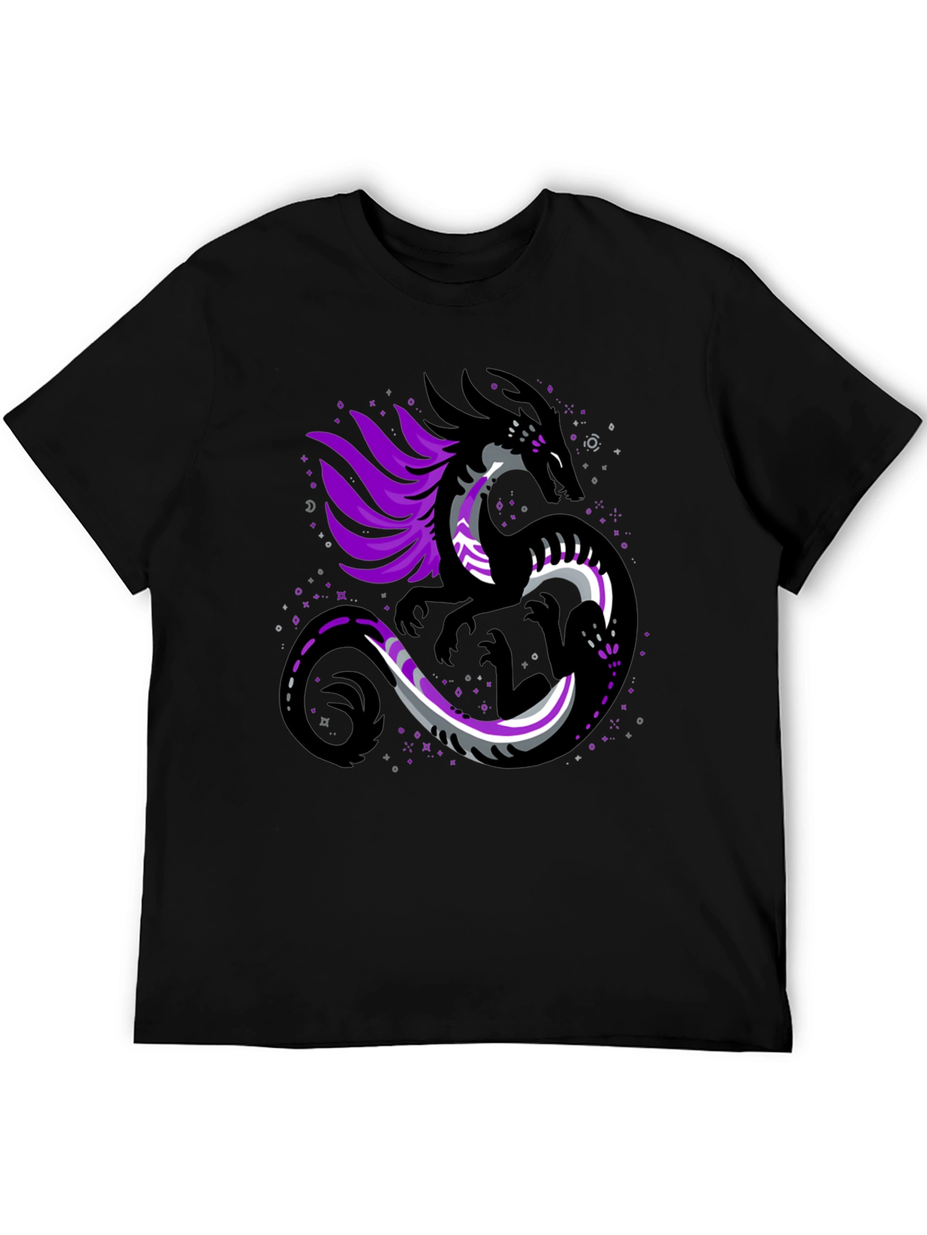 Asexual Pride Dragon Graphic Tee