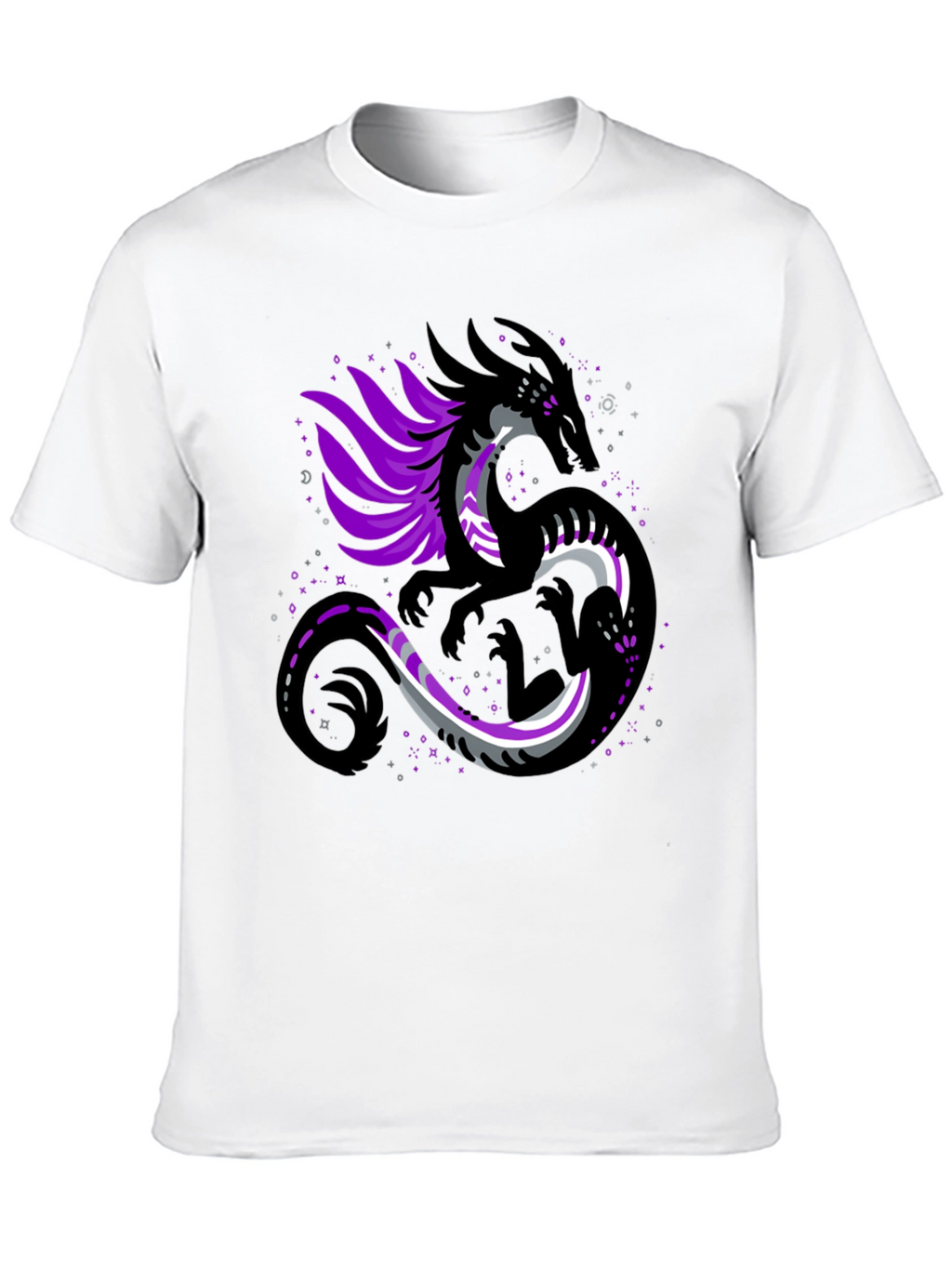 Asexual Pride Dragon Graphic Tee