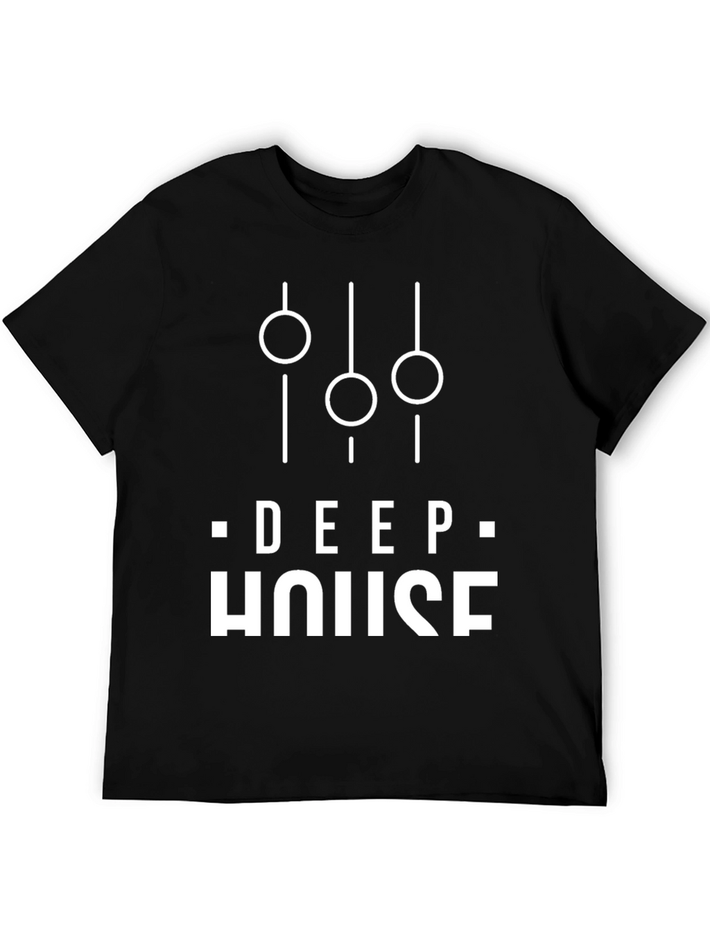 Deep House Black Graphic Tee