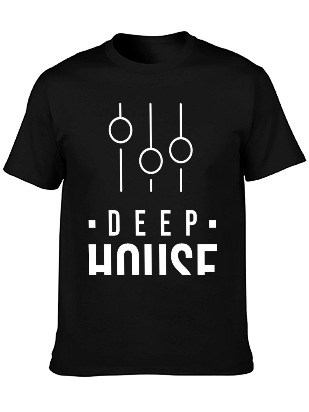 Deep House Black Graphic Tee