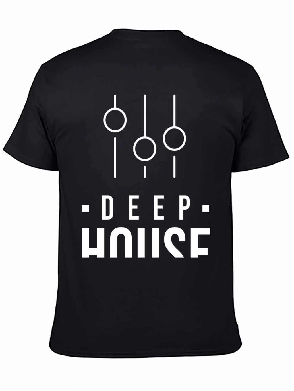 Deep House Black Graphic Tee