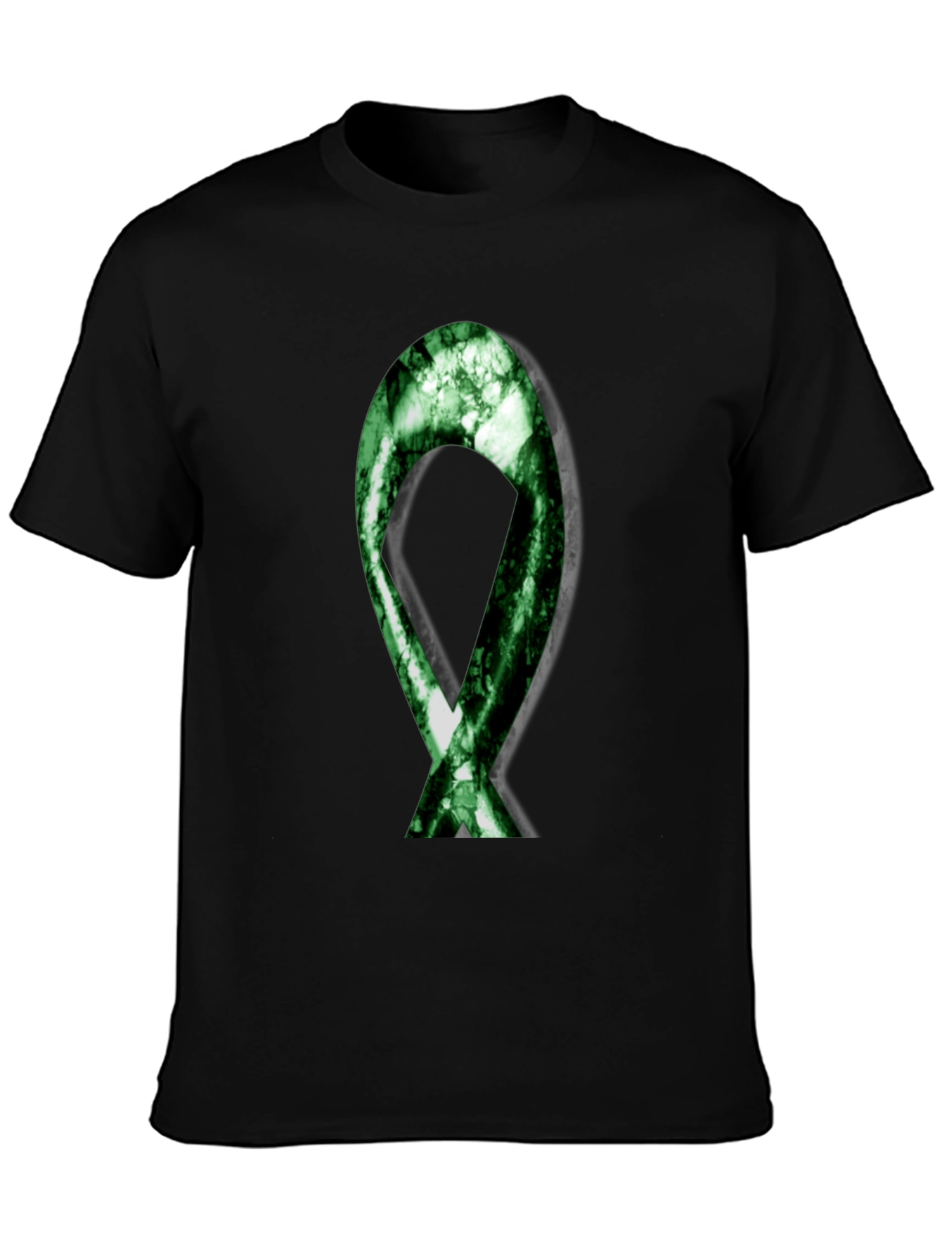 Green Ribbon Graphic T-Shirt - Support & Awareness