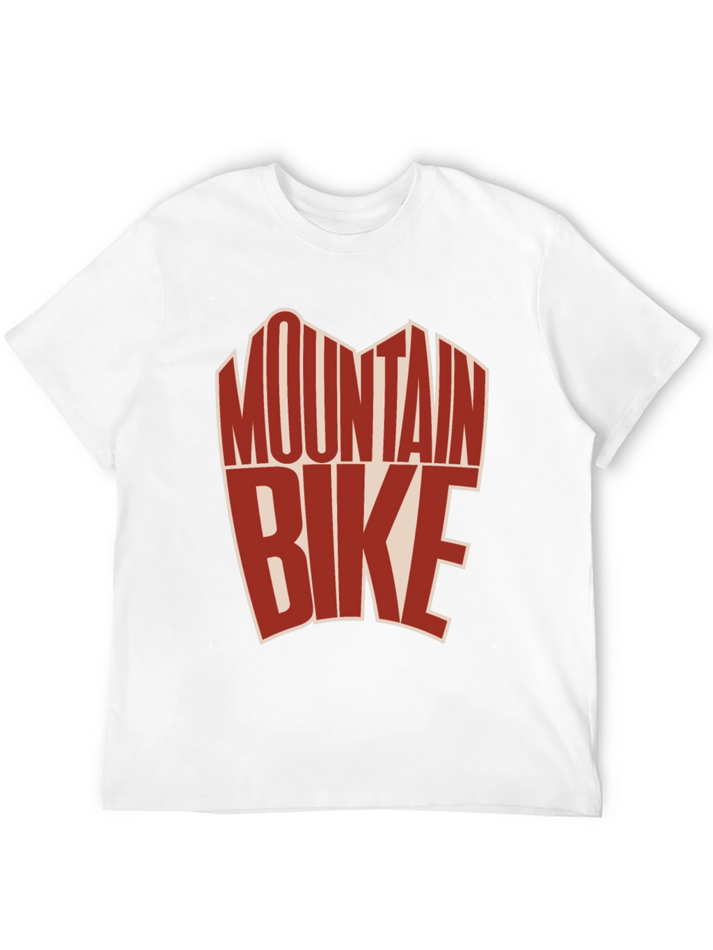 Mountain Bike Graphic Tee - Black Cotton T-Shirt