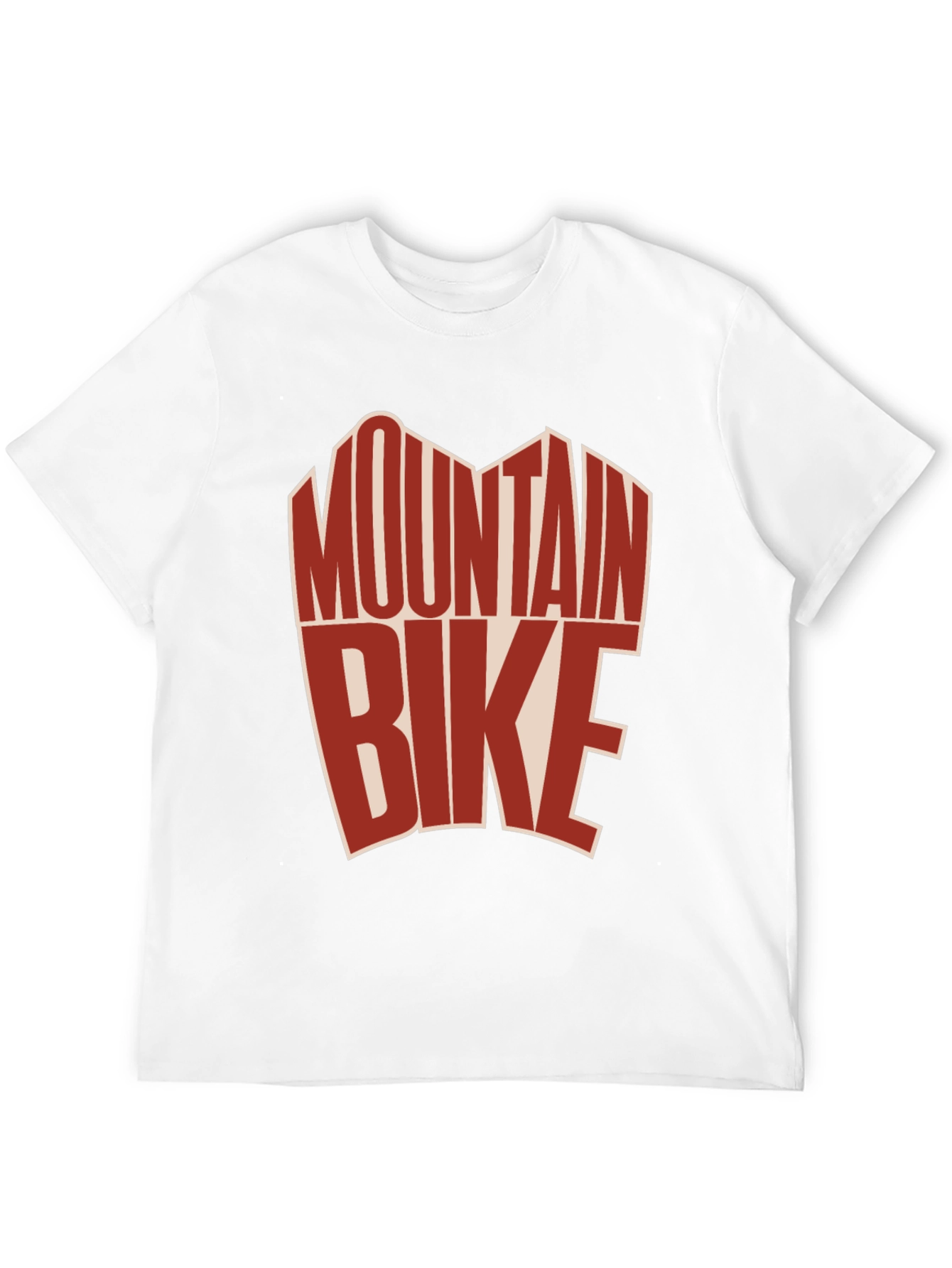 Mountain Bike Graphic Tee - Black Cotton T-Shirt