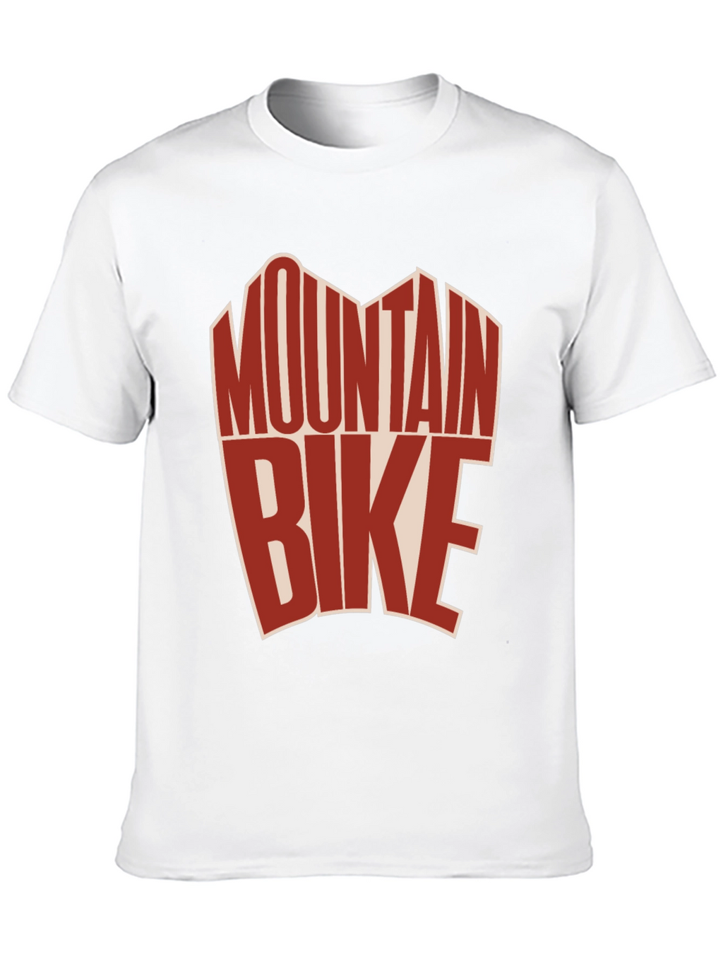 Mountain Bike Graphic Tee - Black Cotton T-Shirt