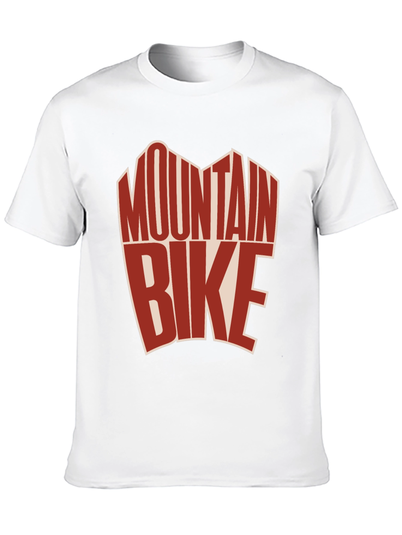 Mountain Bike Graphic Tee - Black Cotton T-Shirt