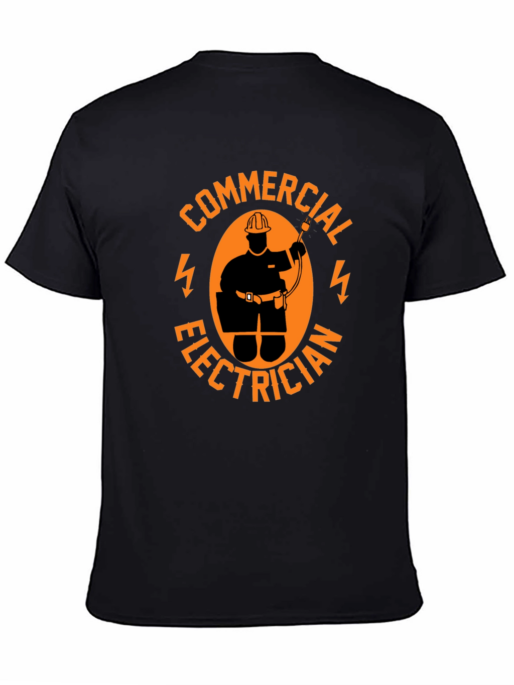 Commercial Electrician Black T-Shirt