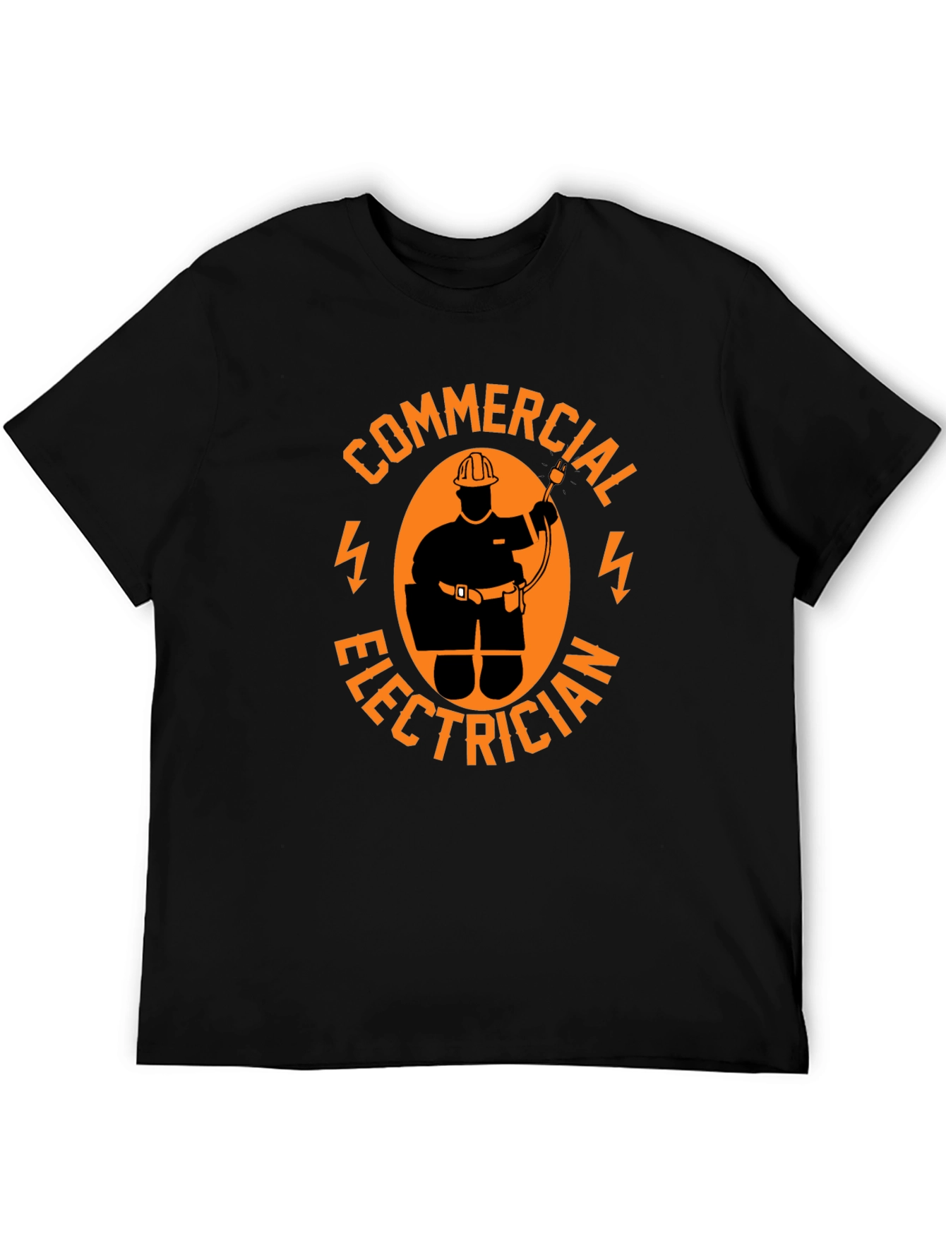 Commercial Electrician Black T-Shirt