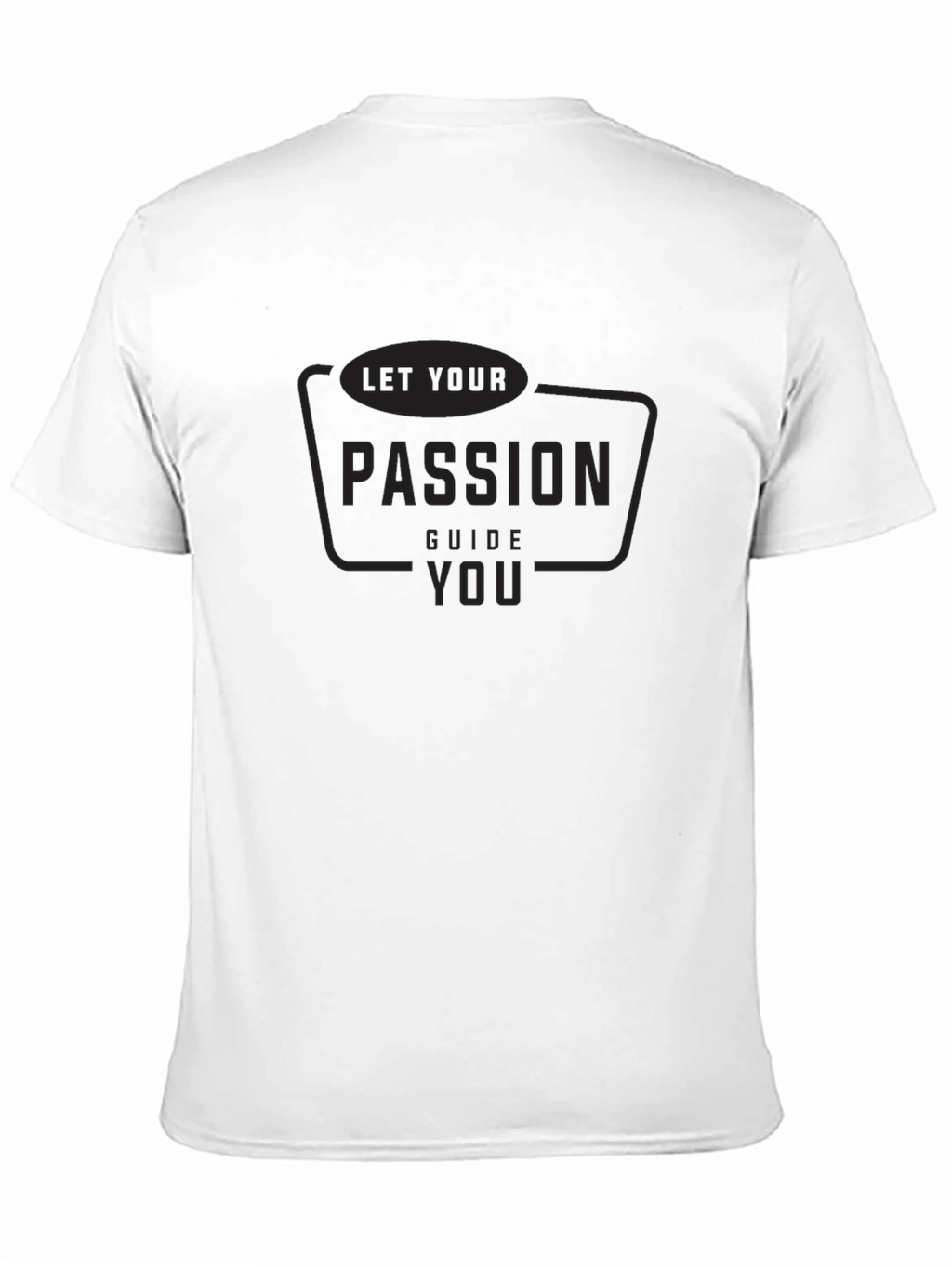 Passion Guide Graphic Tee - Black Cotton Blend