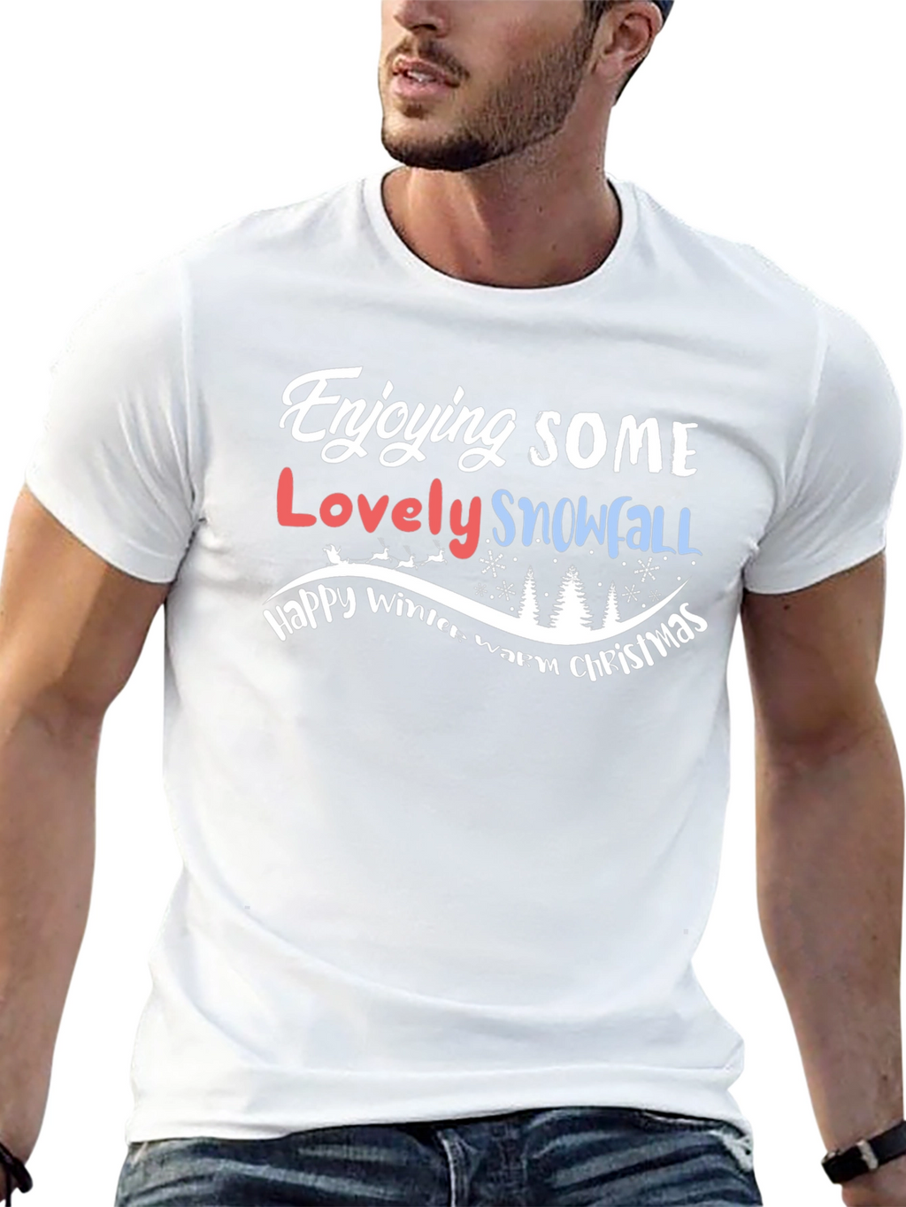 Enjoying Some Lovely Snowfall T-Shirt