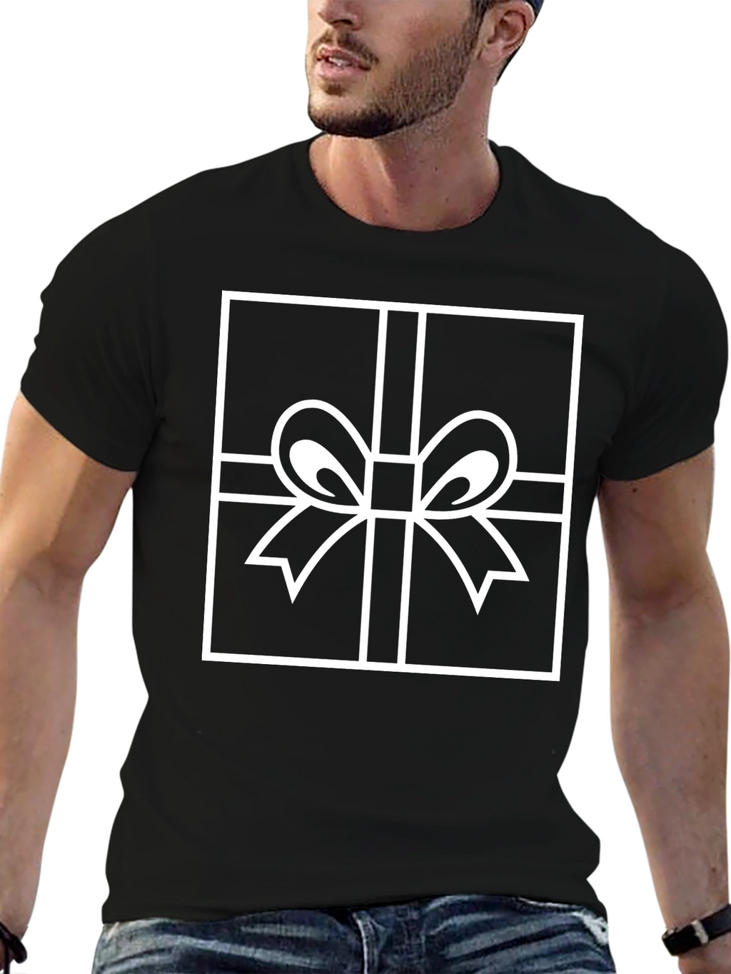 Festive Gift Box Graphic Tee