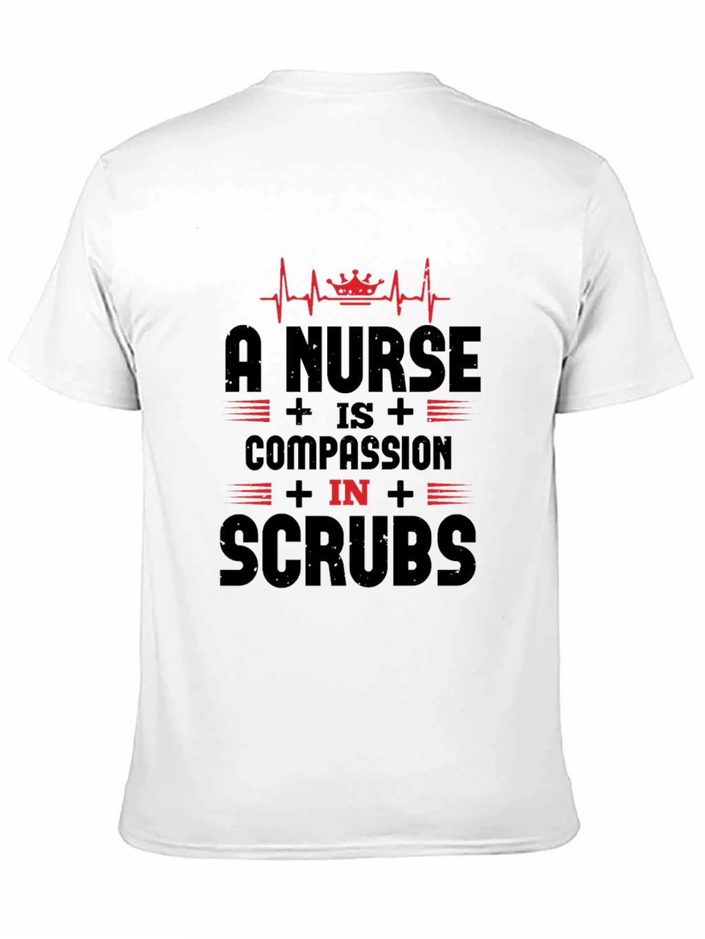 Nurse Compassion Scrubs Graphic T-Shirt