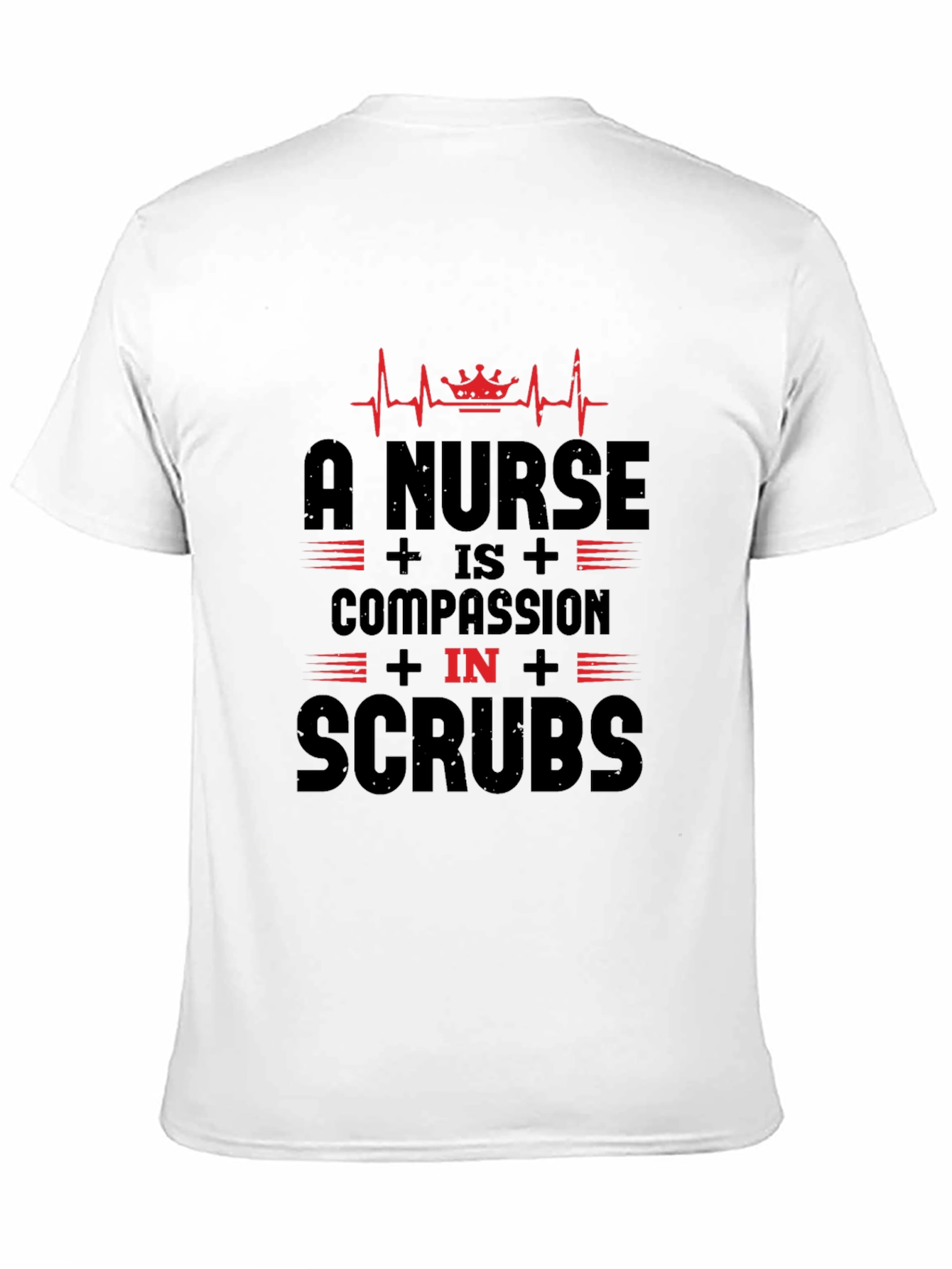 Nurse Compassion Scrubs Graphic T-Shirt
