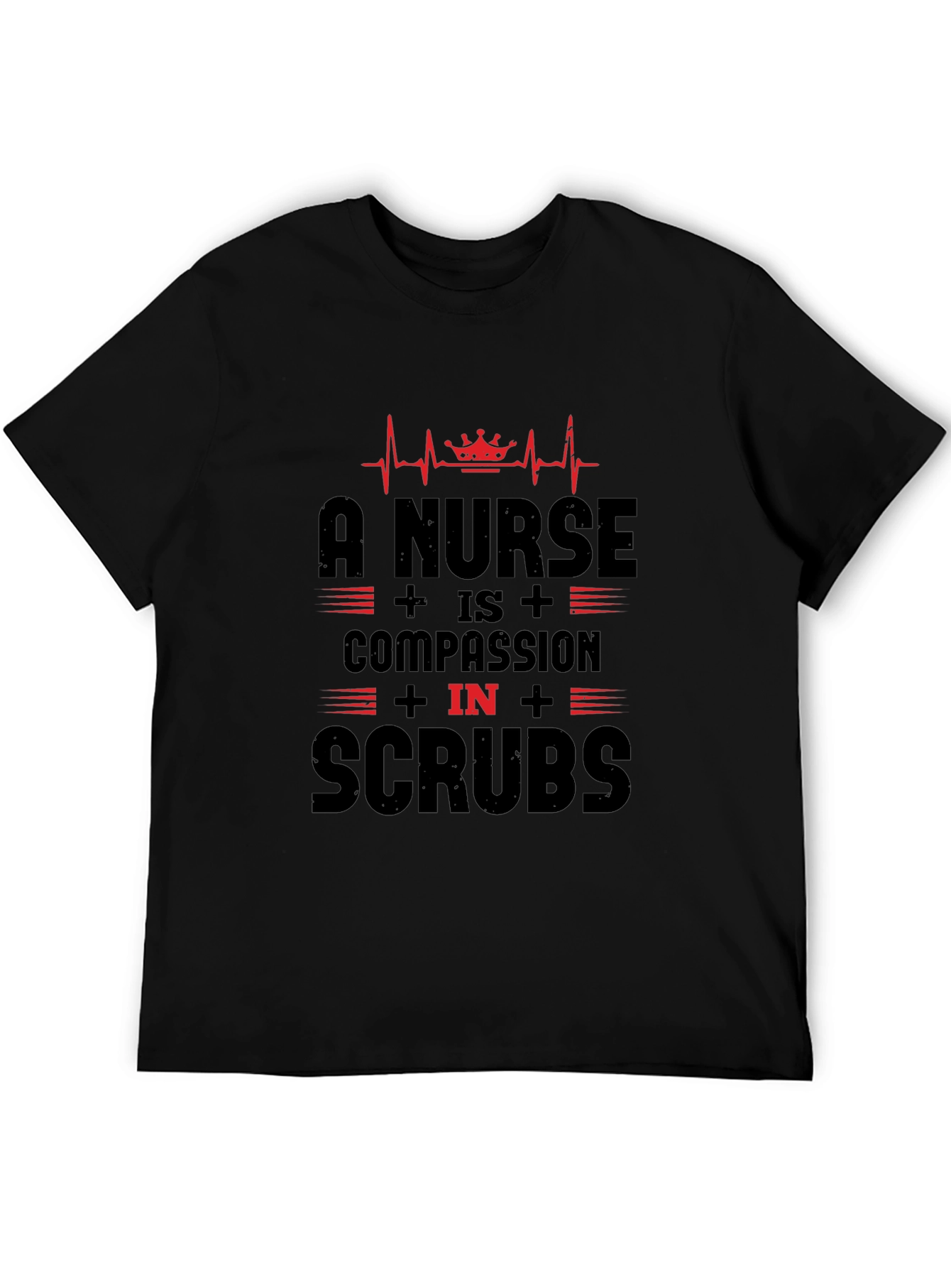 Nurse Compassion Scrubs Graphic T-Shirt