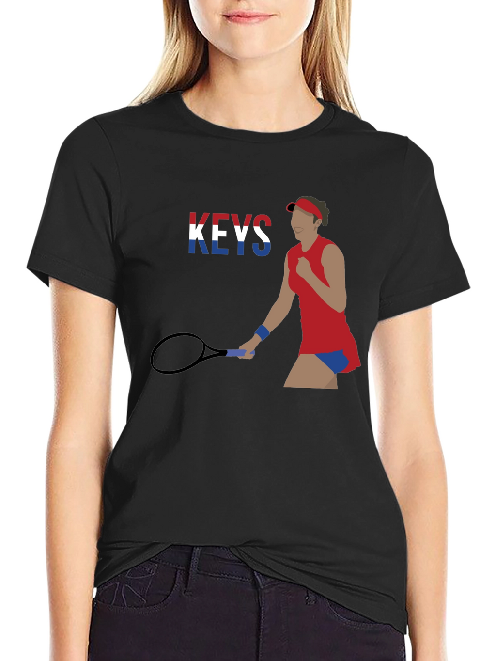 Tennis Player Graphic T-Shirt - Athlete Inspired Tee