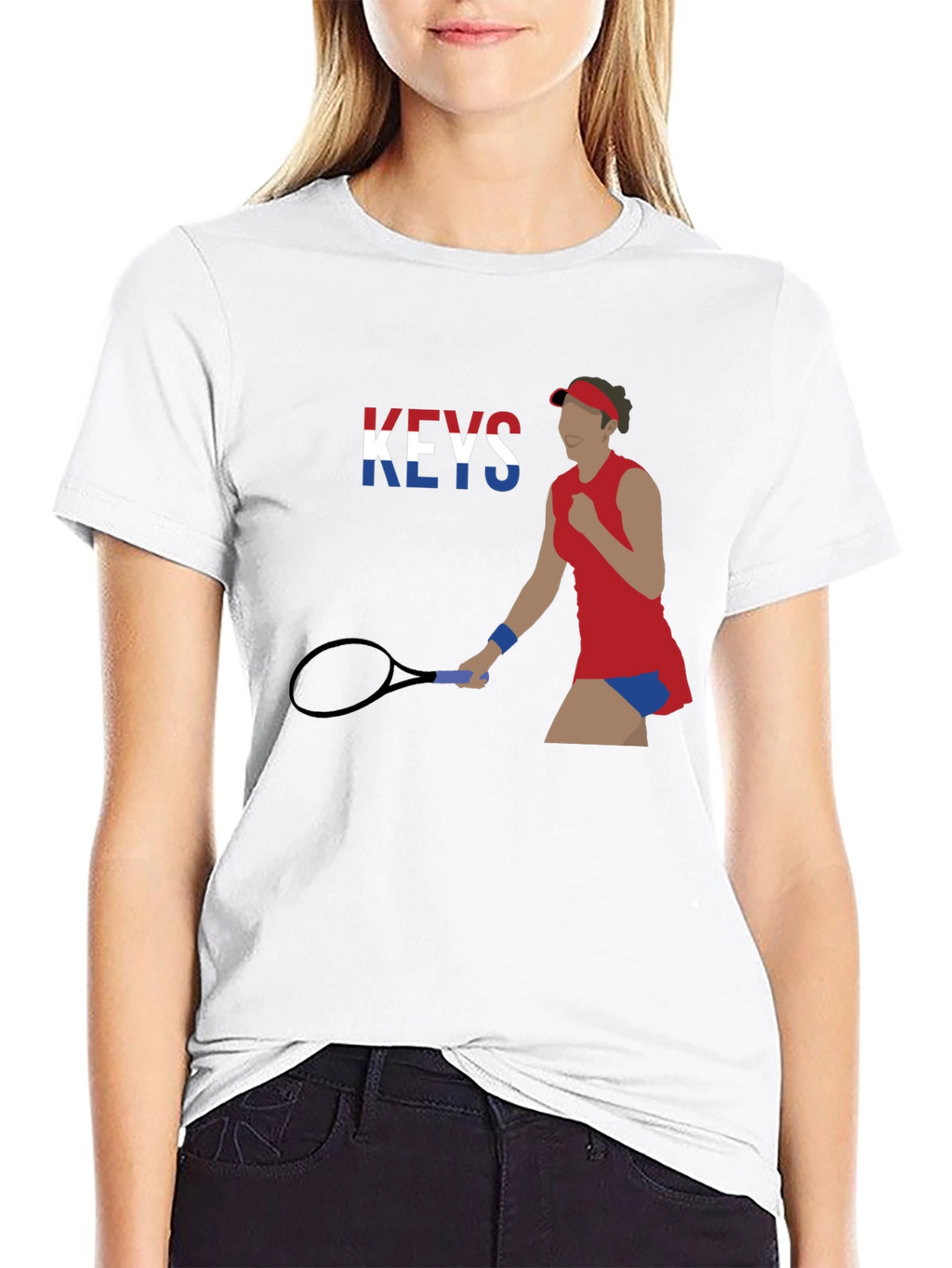 Tennis Player Graphic T-Shirt - Athlete Inspired Tee