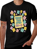 Brain Tabs Open T-Shirt - Clever Graphic Tee