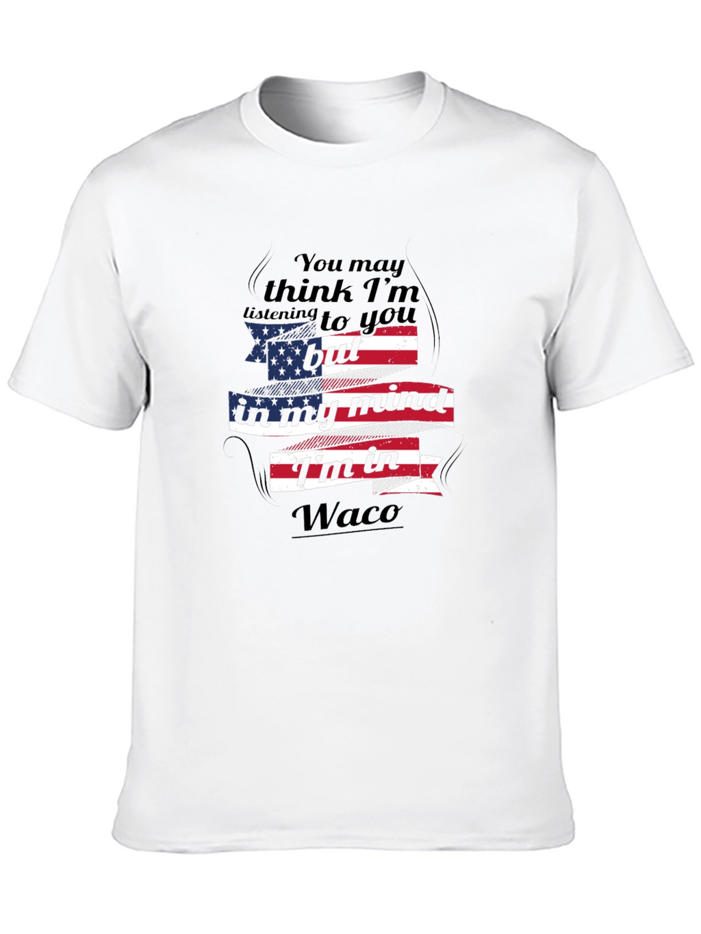 Waco Mind T-Shirt - Patriotic USA Design